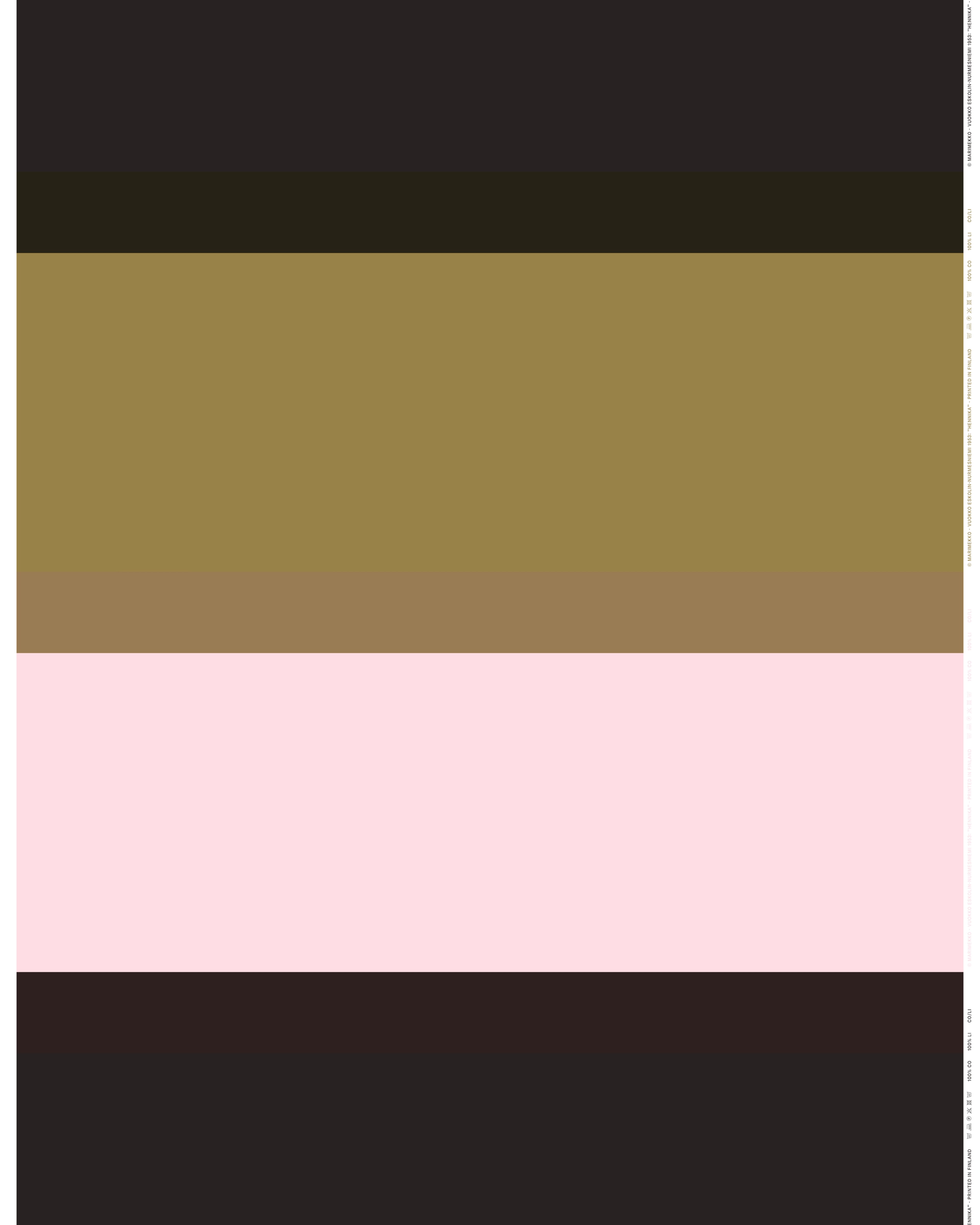 Hennika, Cotton fabric, pink, sand, charcoal,