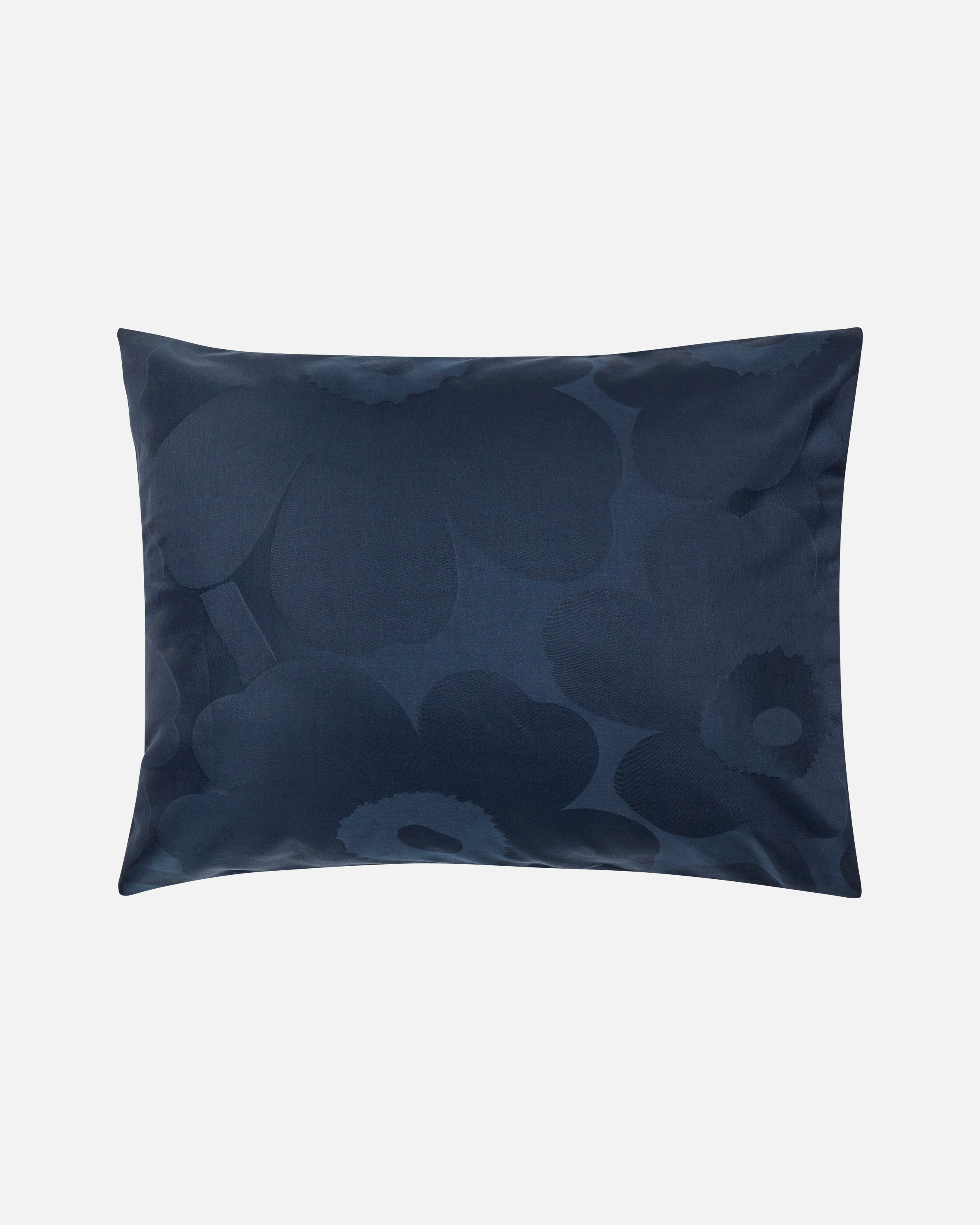 Unikko, Pillow case 50 x 70/75 cm, dk.blue, blue,