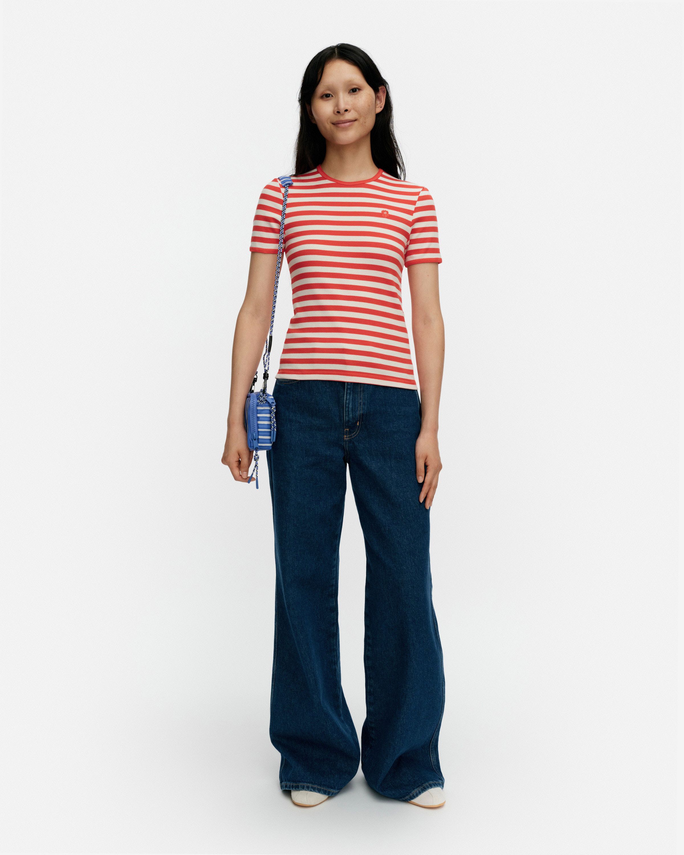 その他 marimekko lokki tarjotin Kukkea Tasaraita Unikko Kioski t-shirt | Marimekko