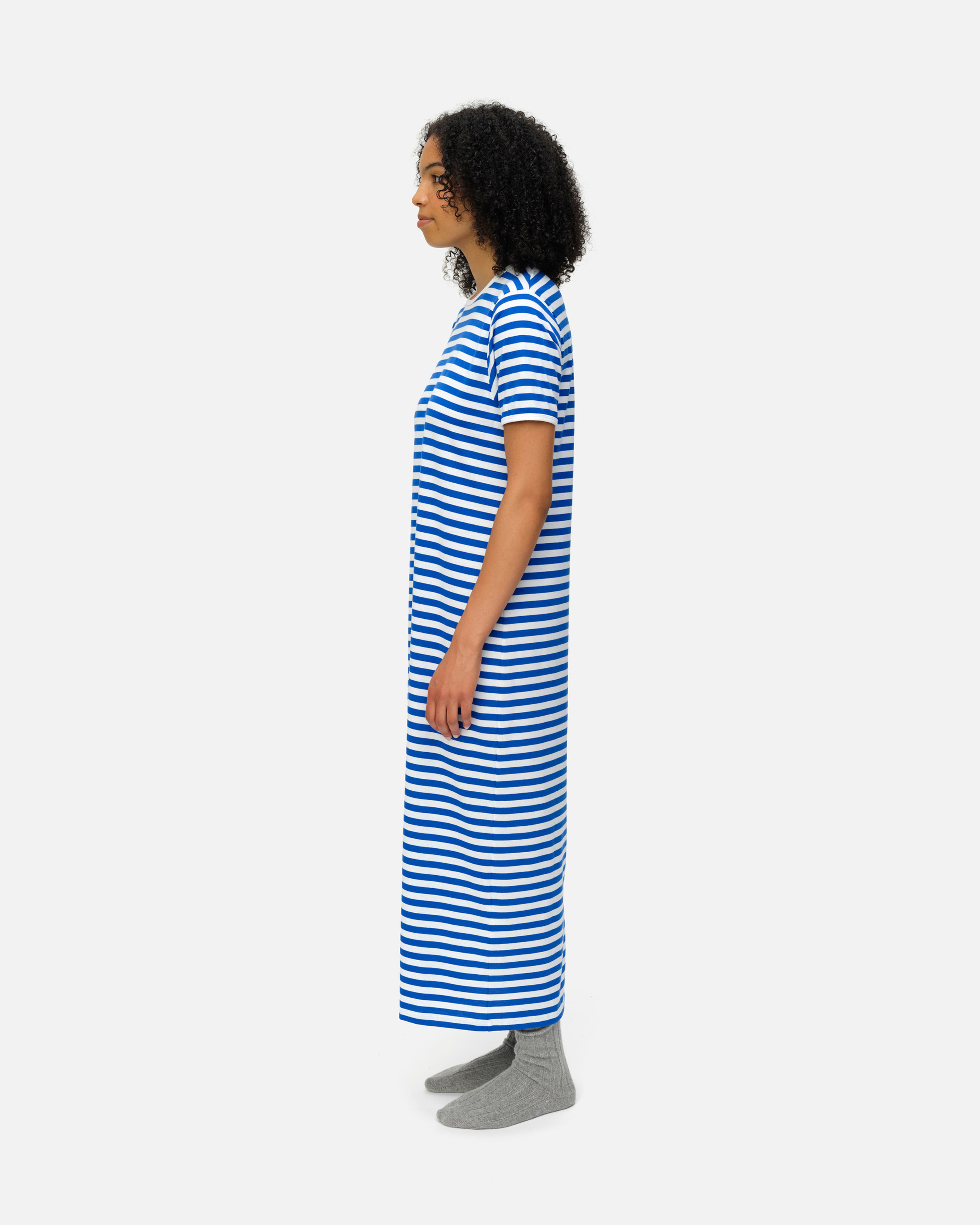 Hetta, Nightgown, white, blue,