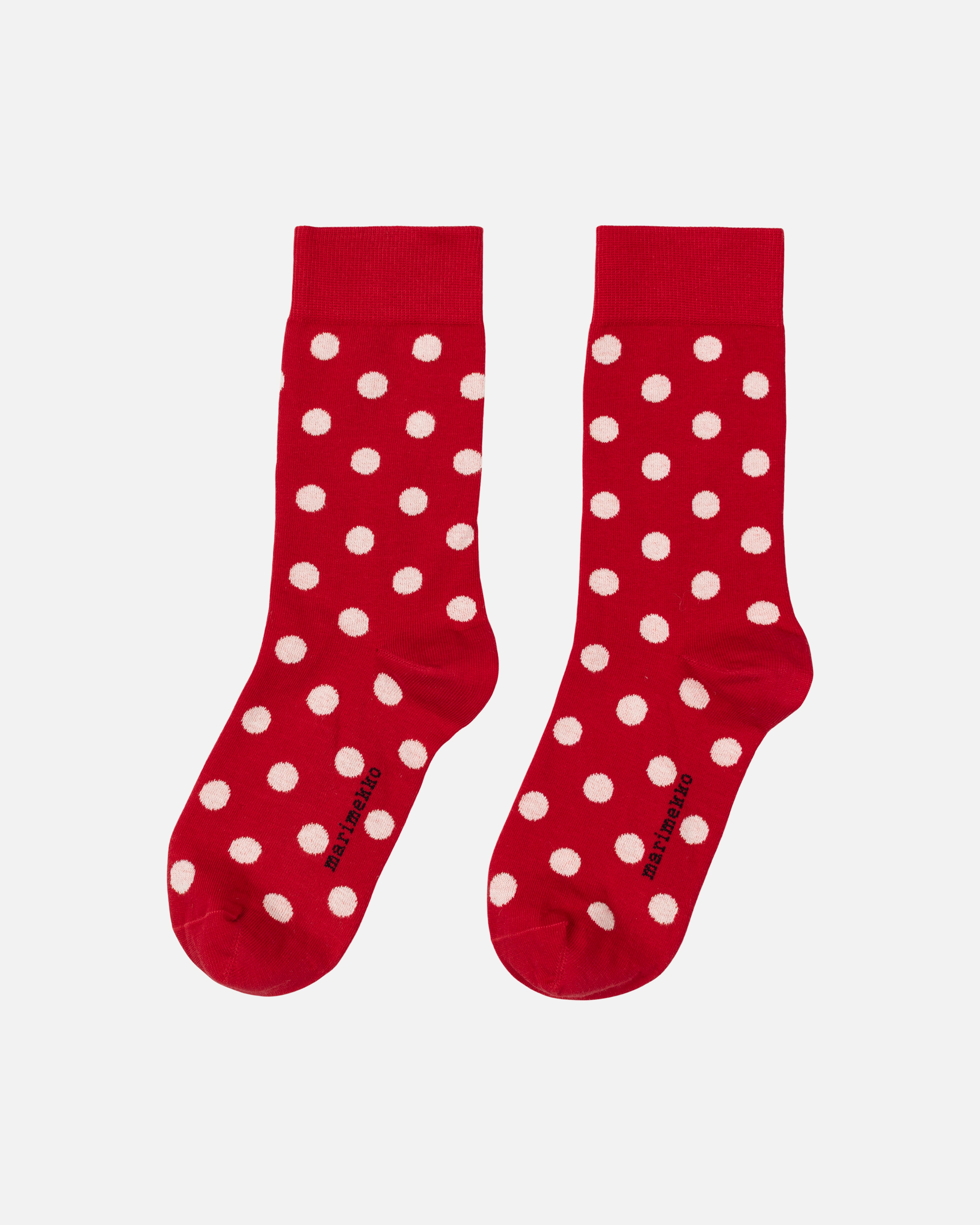 Kasvaa Pallo, Socks, wine red, off white,