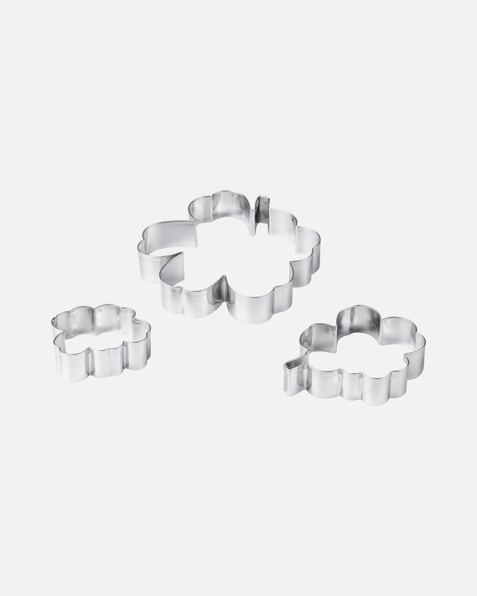 Unikko, Cookie cutter 3 pcs, stainless steel,