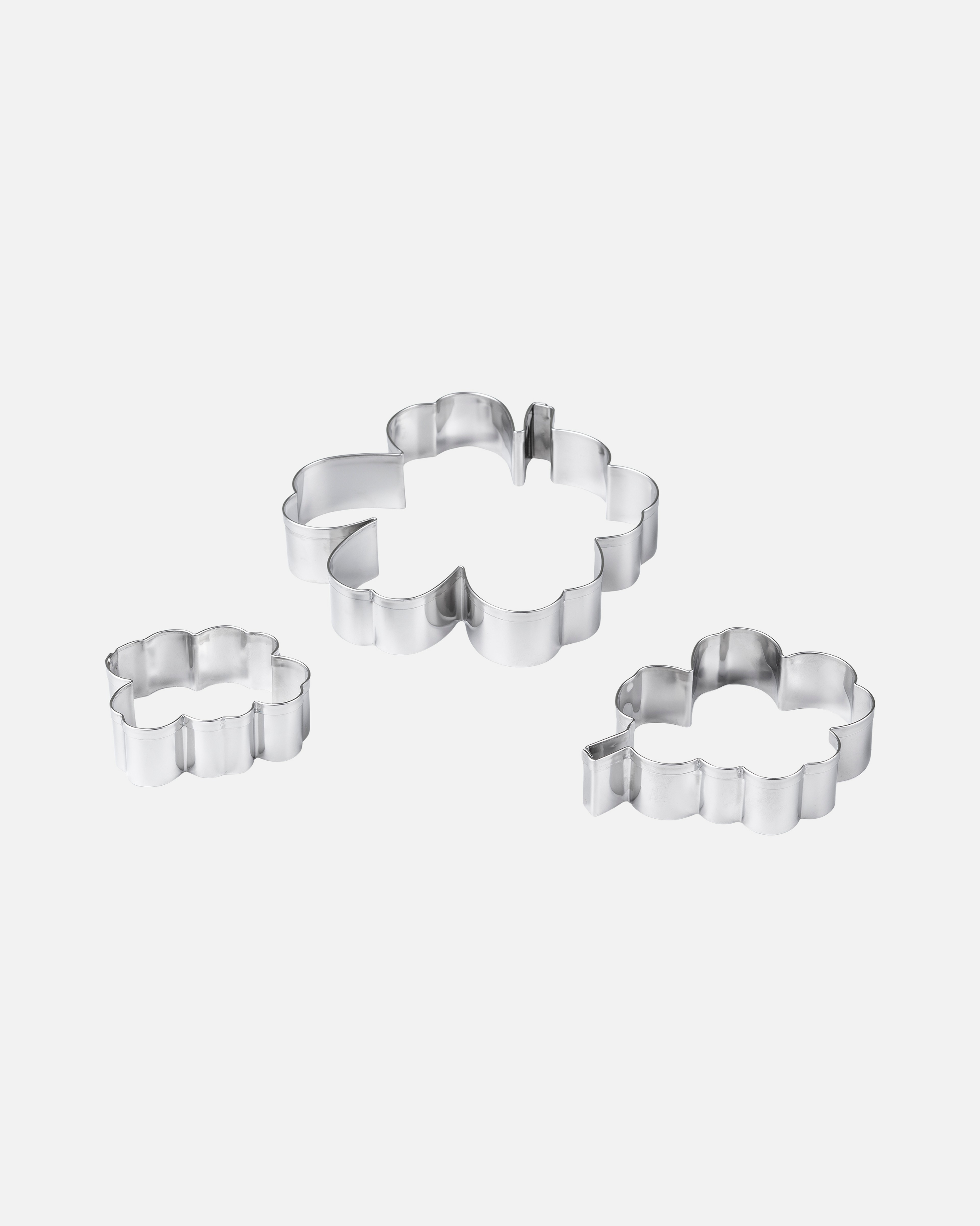 Unikko, Cookie cutter 3 pcs, stainless steel,