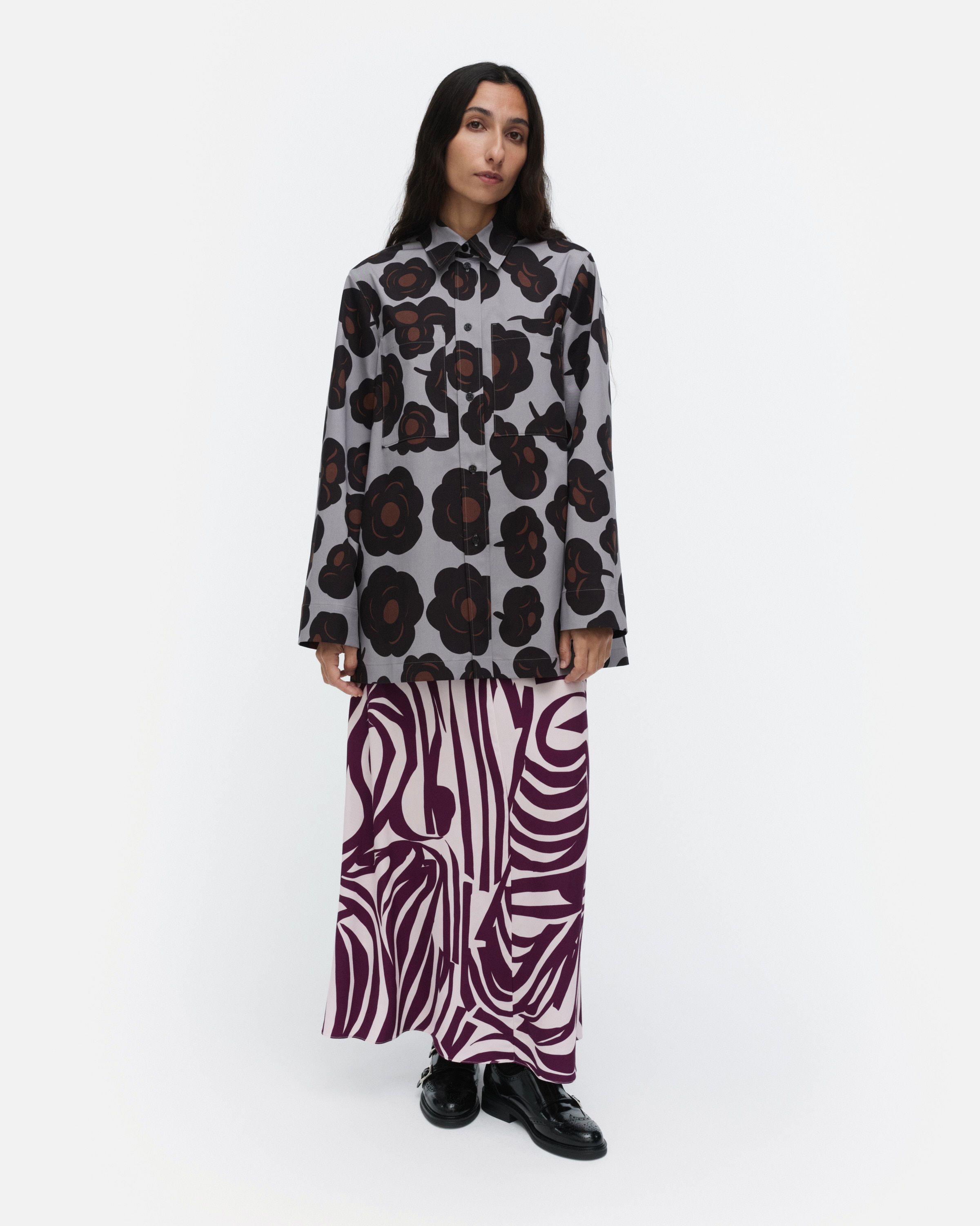 Maaria Tumma Cotton shirt | Marimekko
