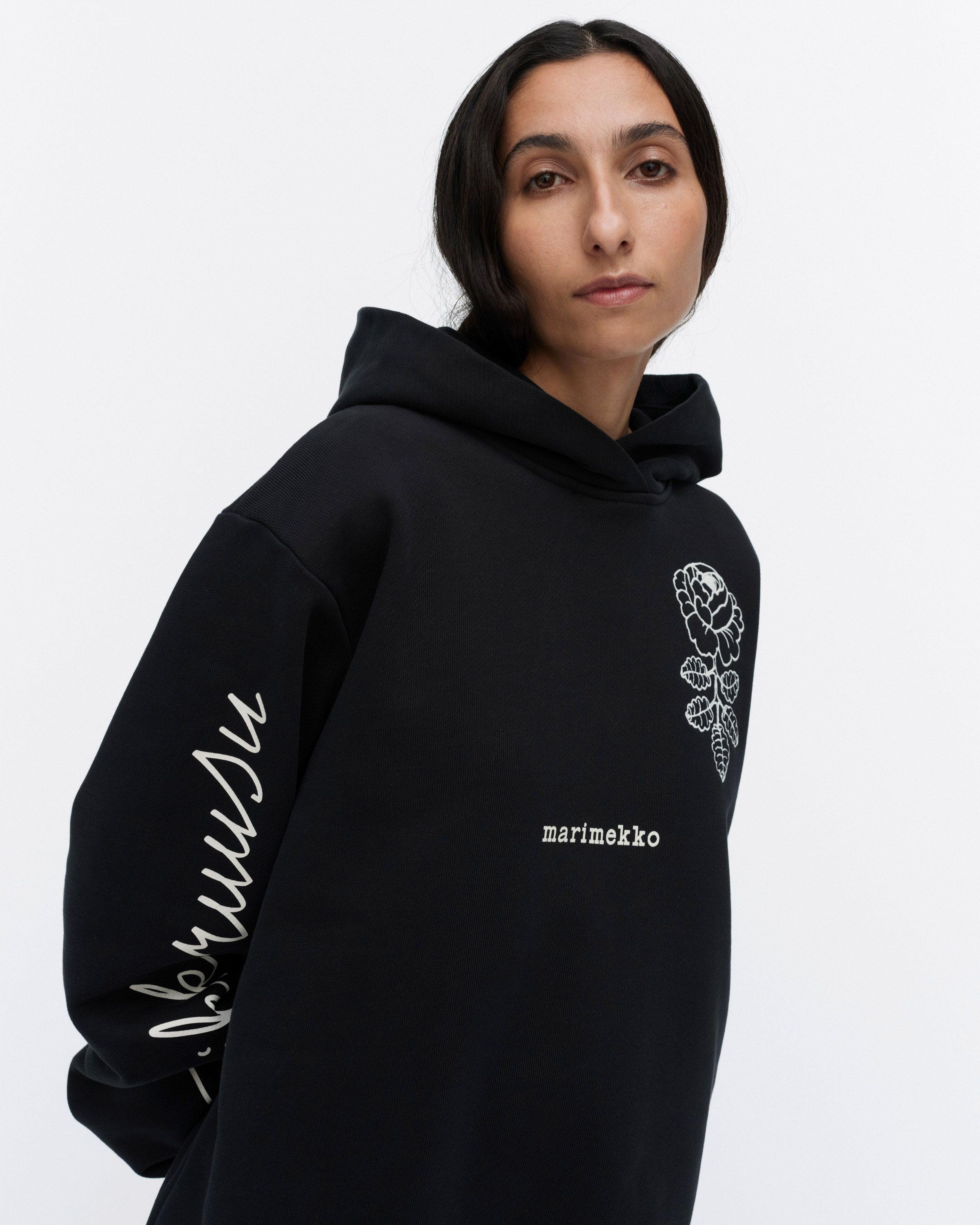 Peite Vihkiruusu Placement Kioski hoodie | Marimekko