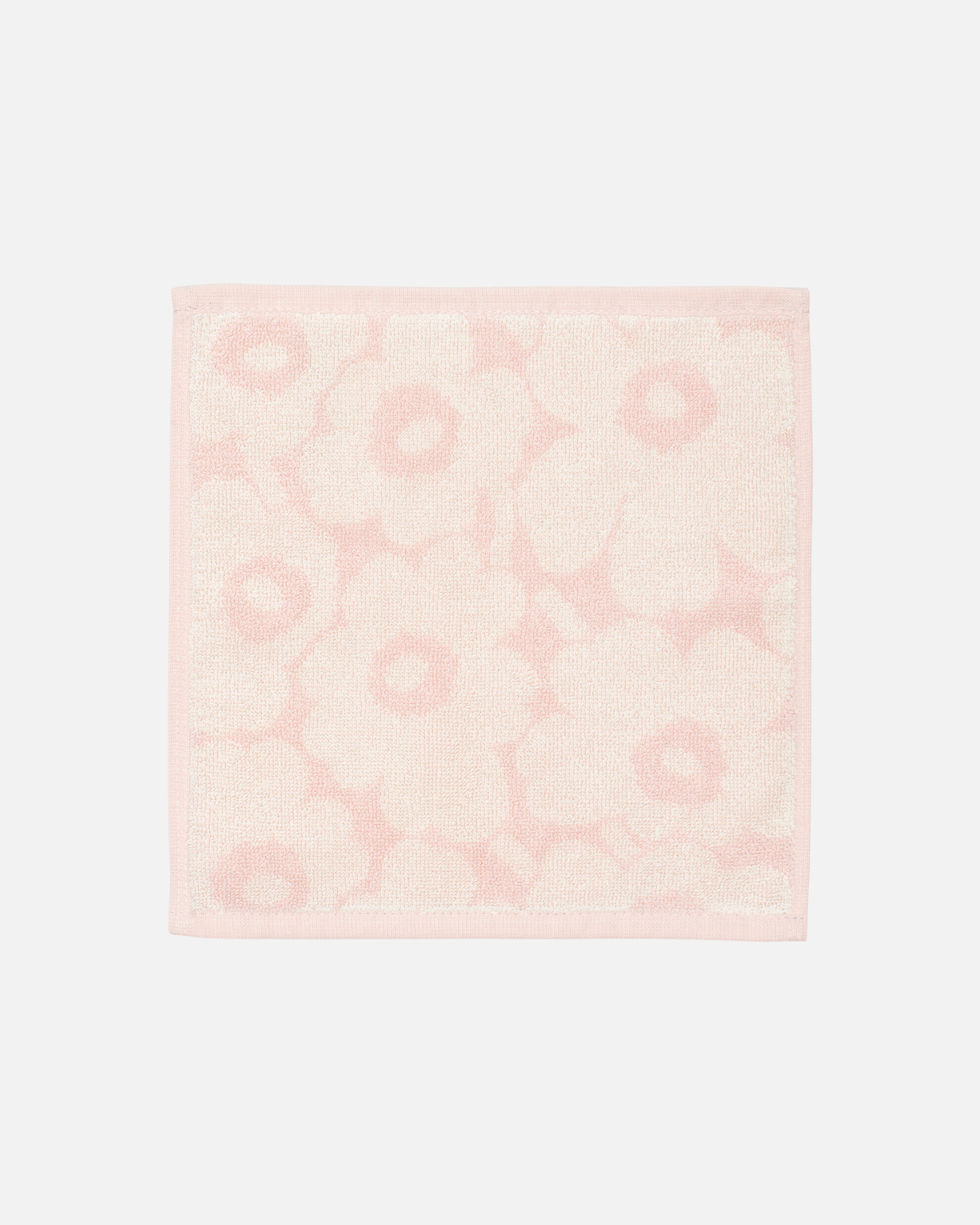 Mini Unikko, Mini-Handtuch 26 x 26 cm, weiß, rosa,