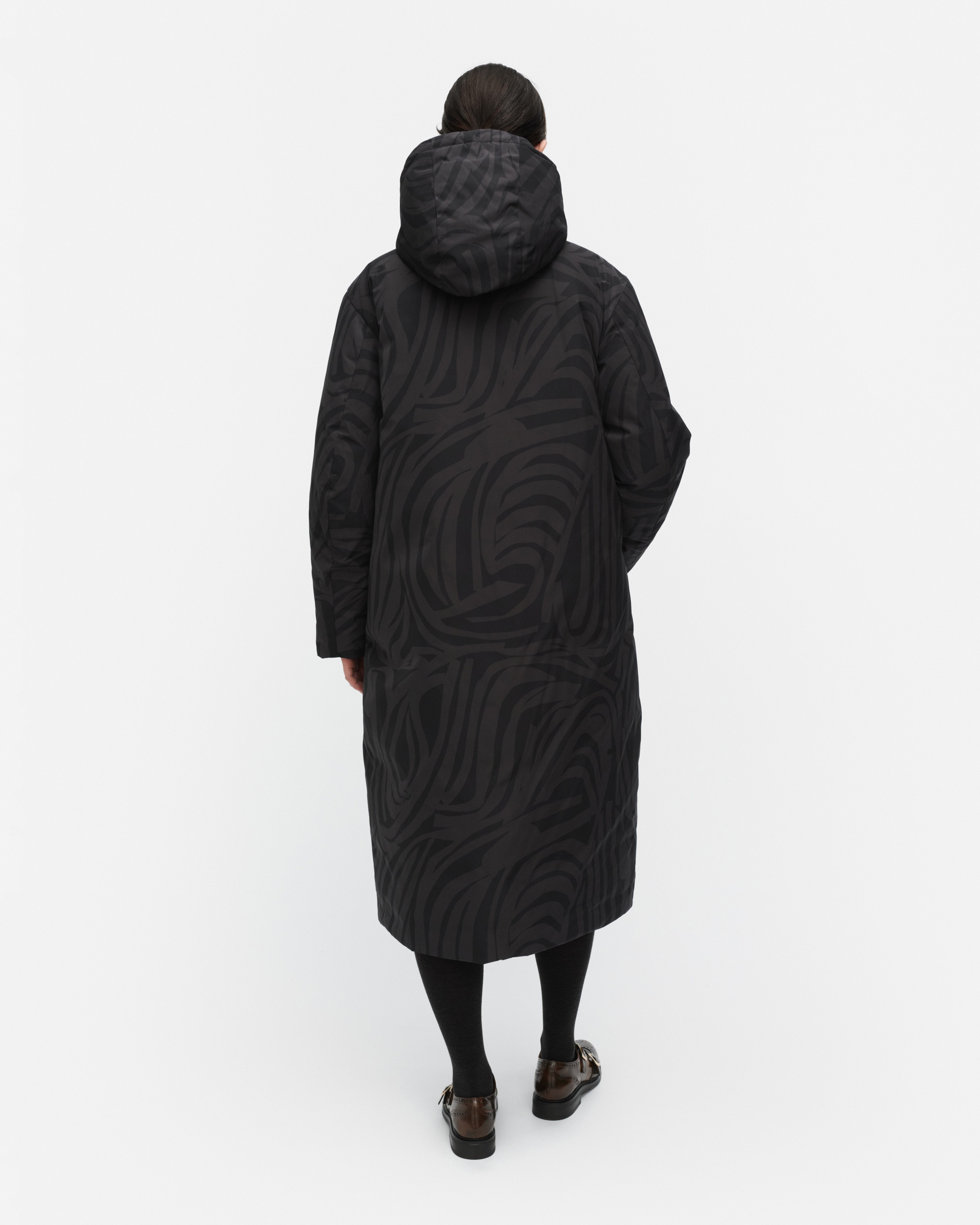 Taiottu Jokuraita, Down coat, black, dark grey,