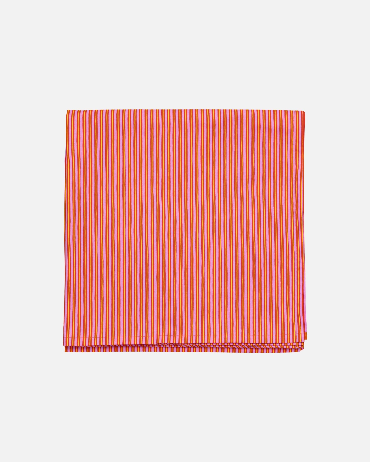 Rastas / Laila Gohar for Marimekko, Queen flat sheet, pink, yellow, red,