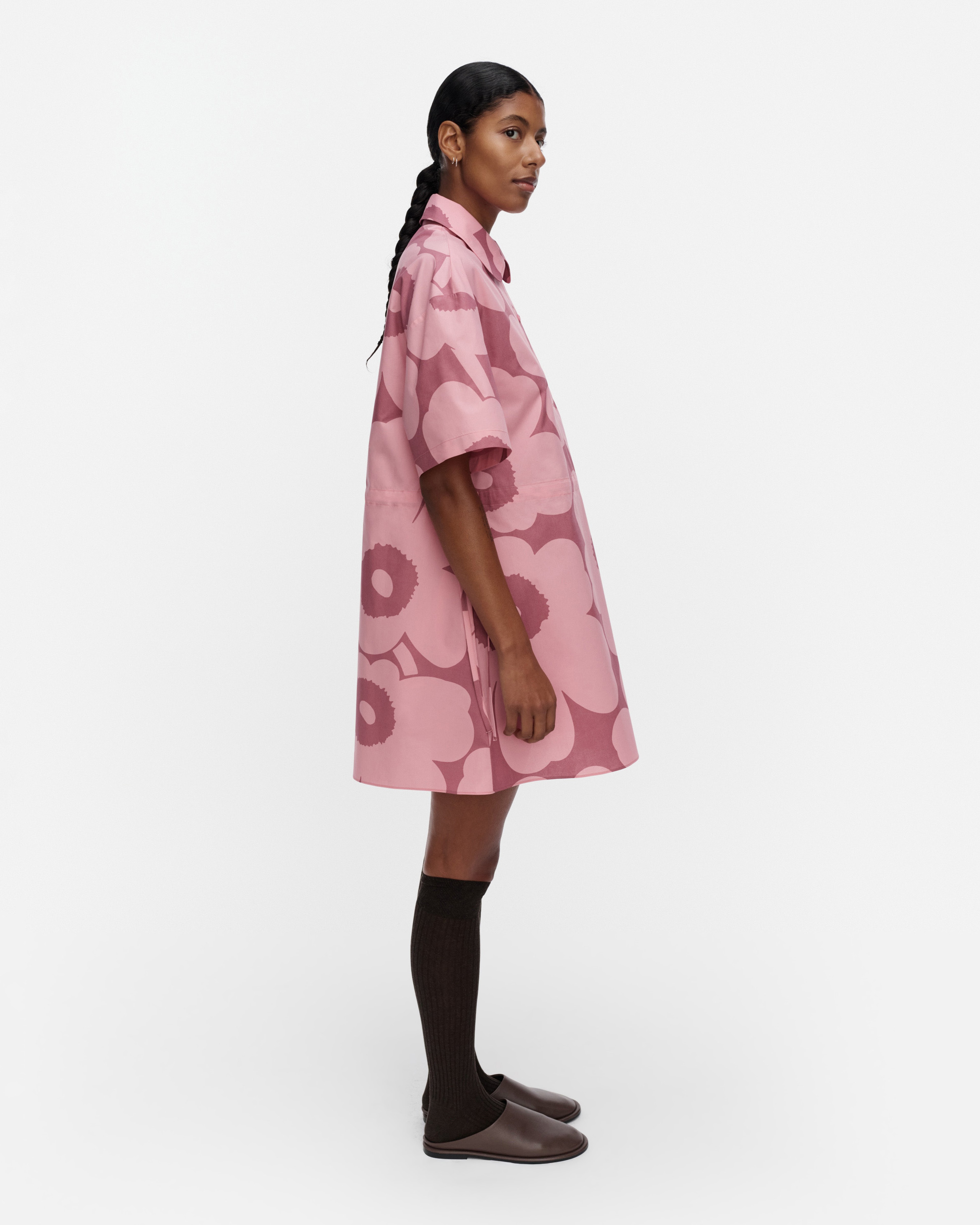 Katkelma Unikko, Dress, rose, dark rose,