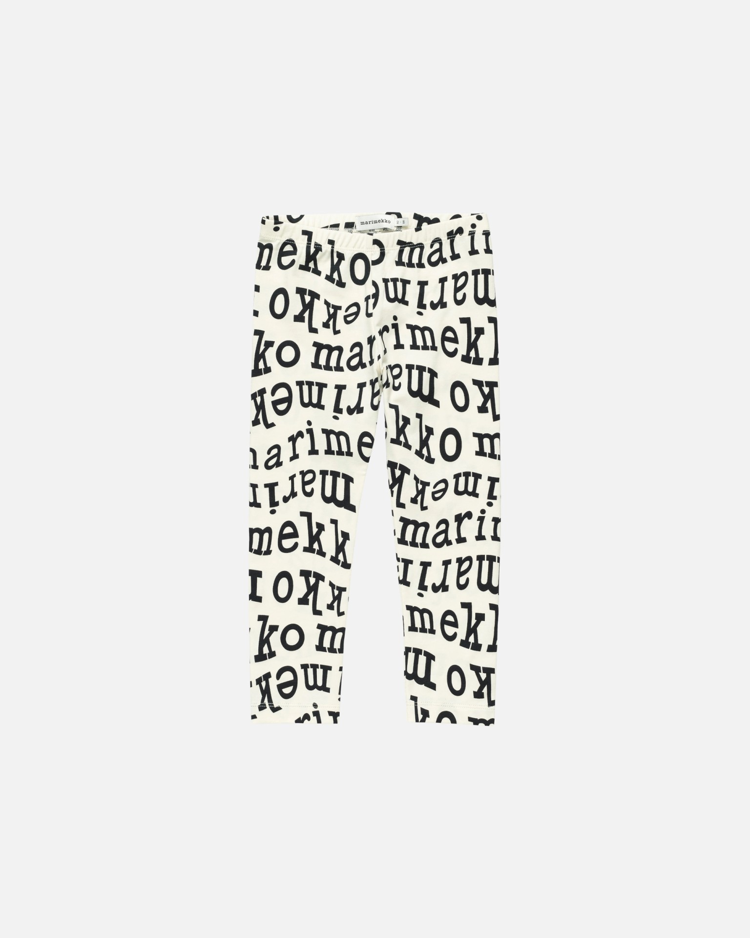 Lairi Logo Ii, Lasten trikoohousut 92/98 - 104/110, l.valkoinen, musta,