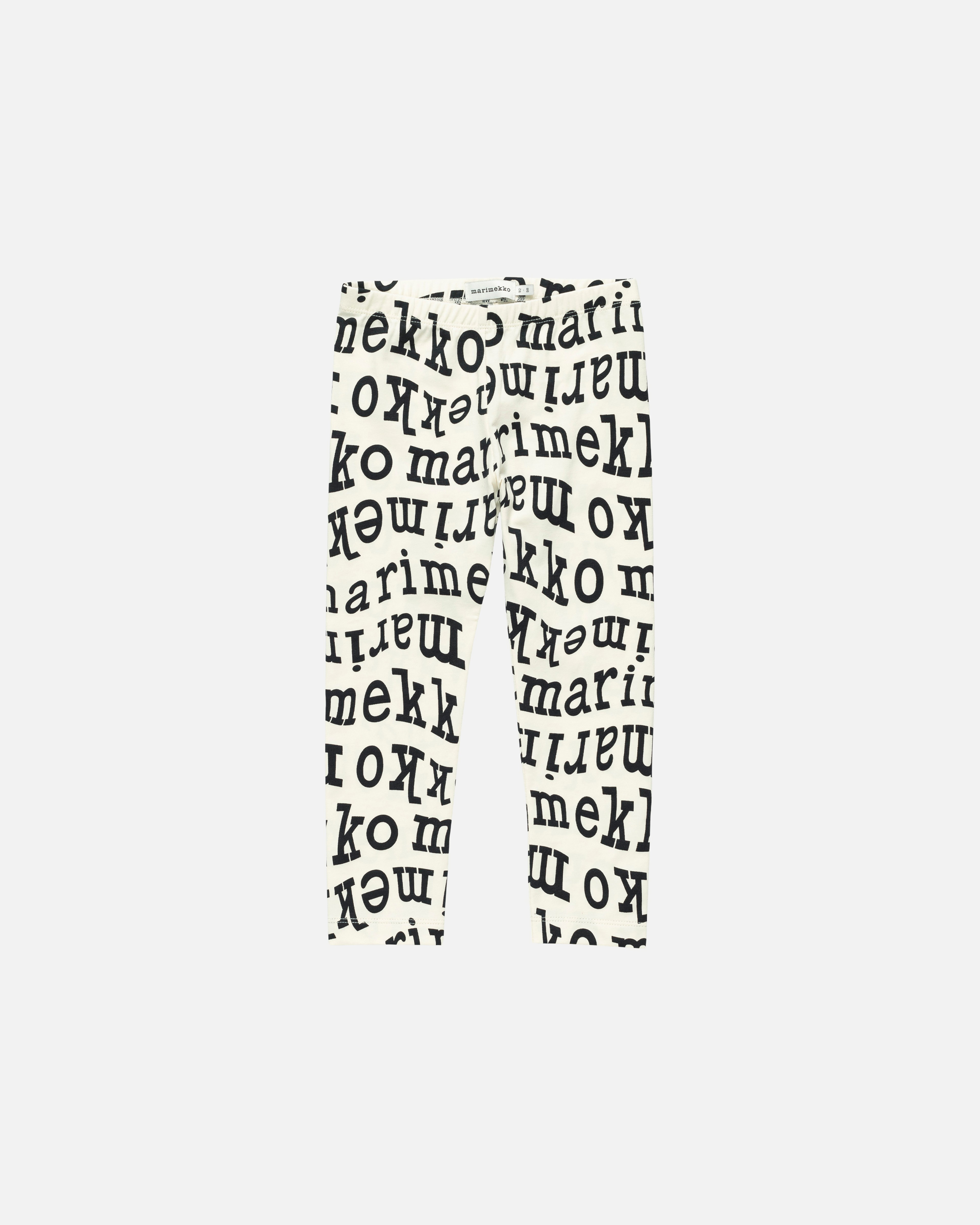 Lairi Logo I, Kids jersey leggins 80/86, off white, black,