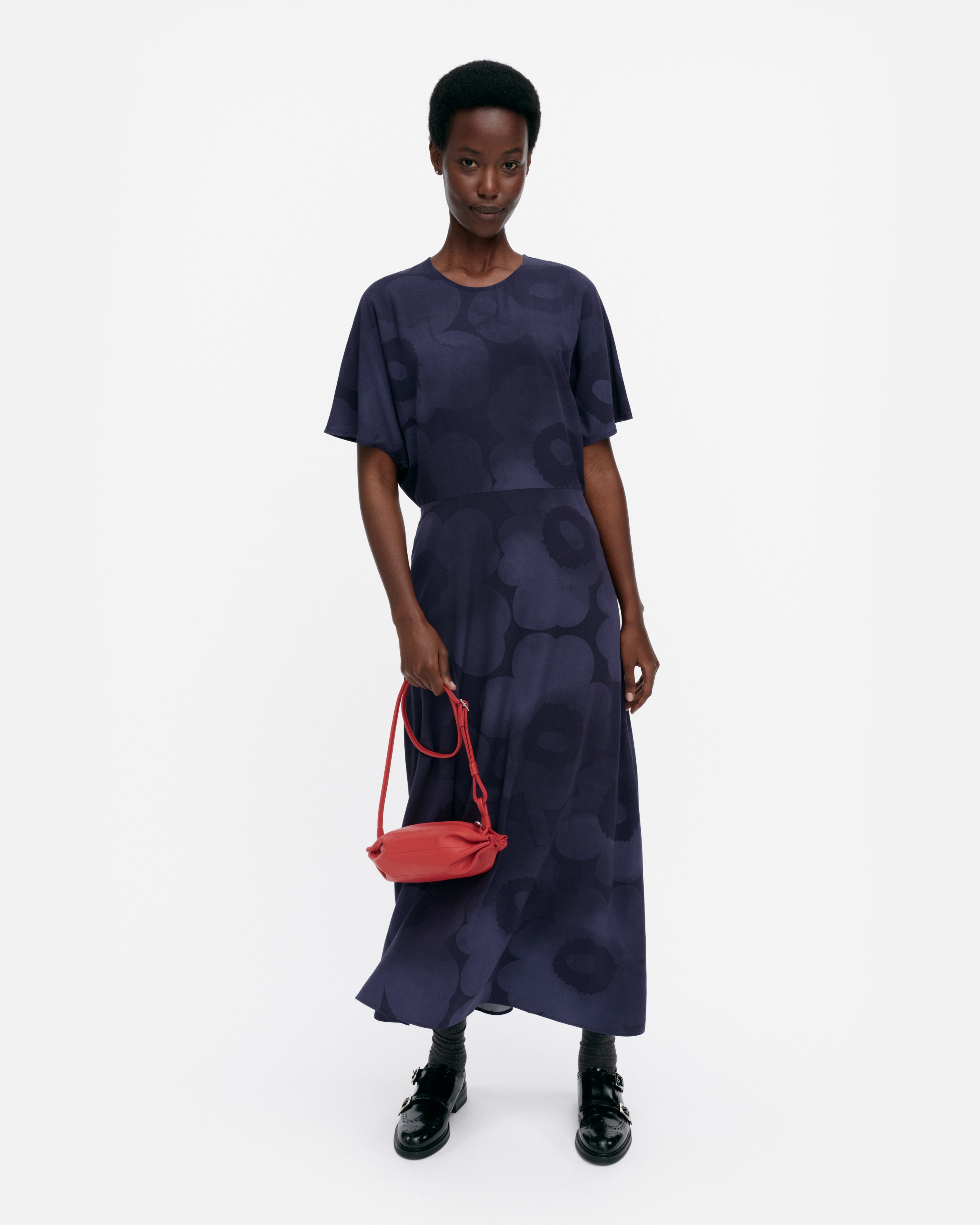 Heleä Akvarelli Unikko Kleid