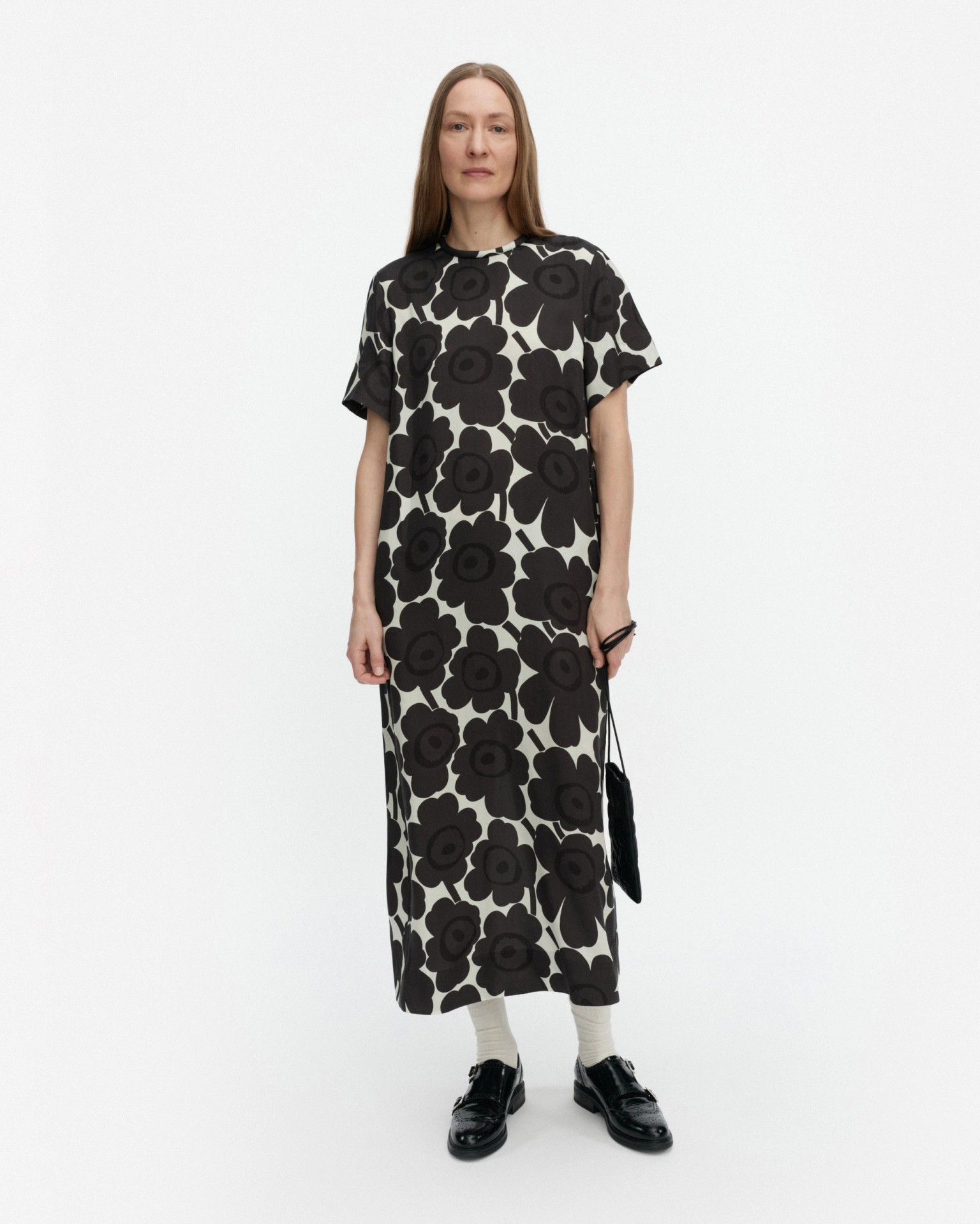 Kuvaelma Unikko, Dress, dark grey, off-white,