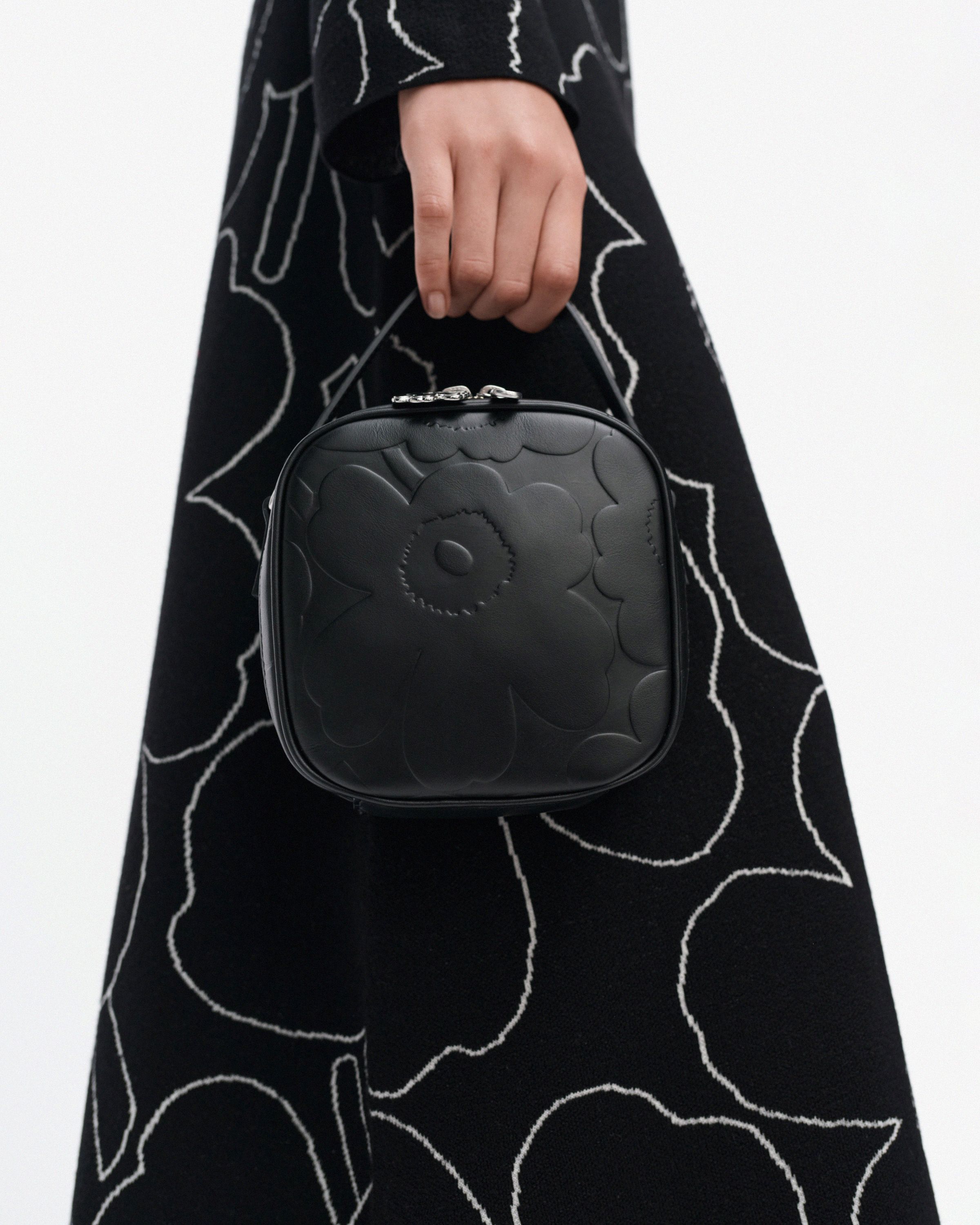 Gratha Mini Unikko Shoulder bag black | Marimekko
