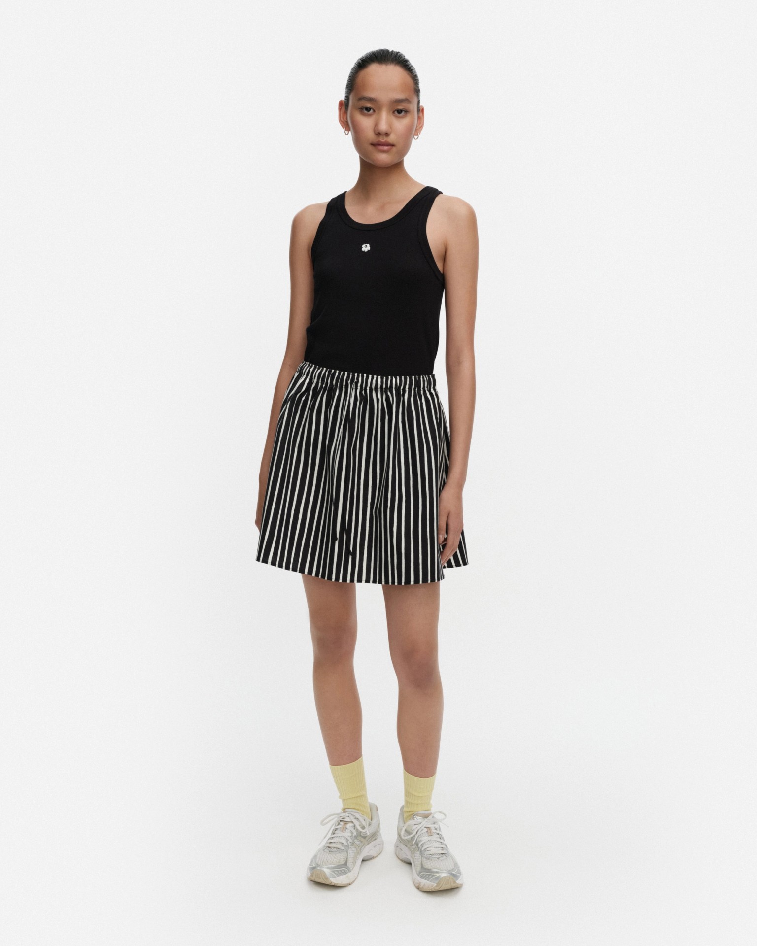 Pelata Piccolo, Kioski skirt, black, off white,