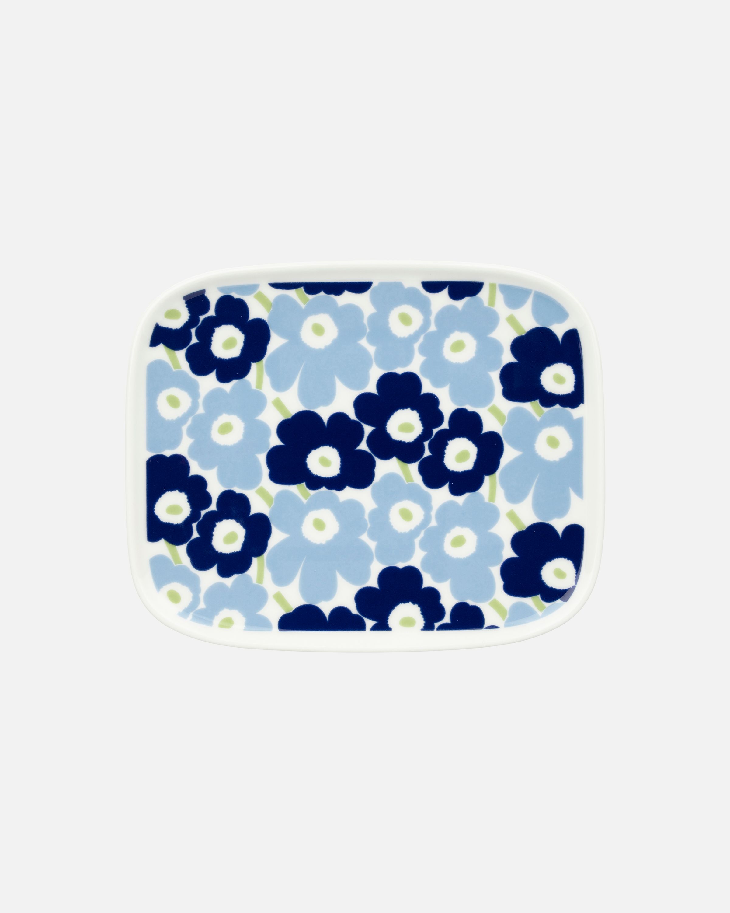 Oiva / Pikkuinen Unikko Plate 15x12 cm | Marimekko