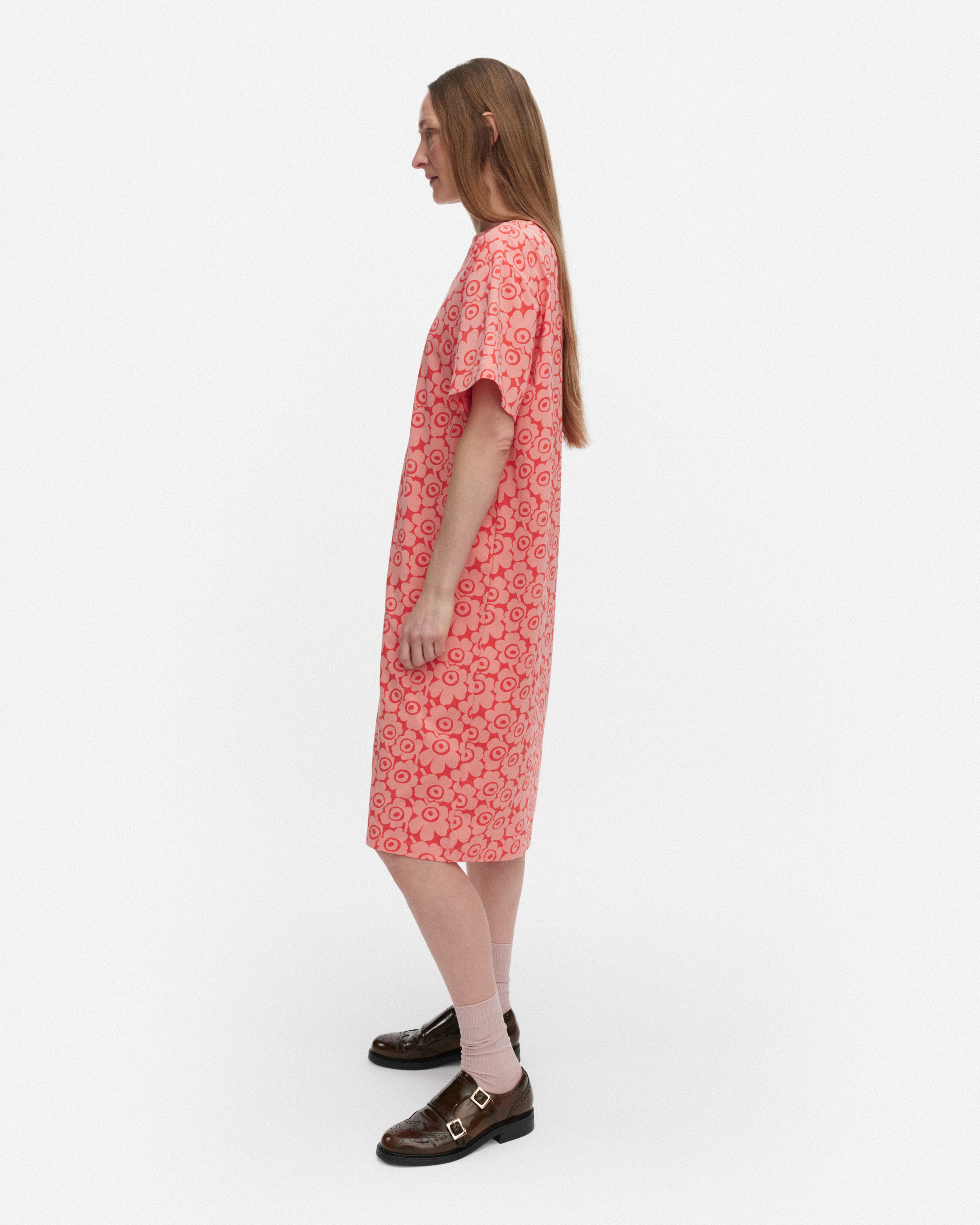 Joku Unikko, Dress, coral, red,