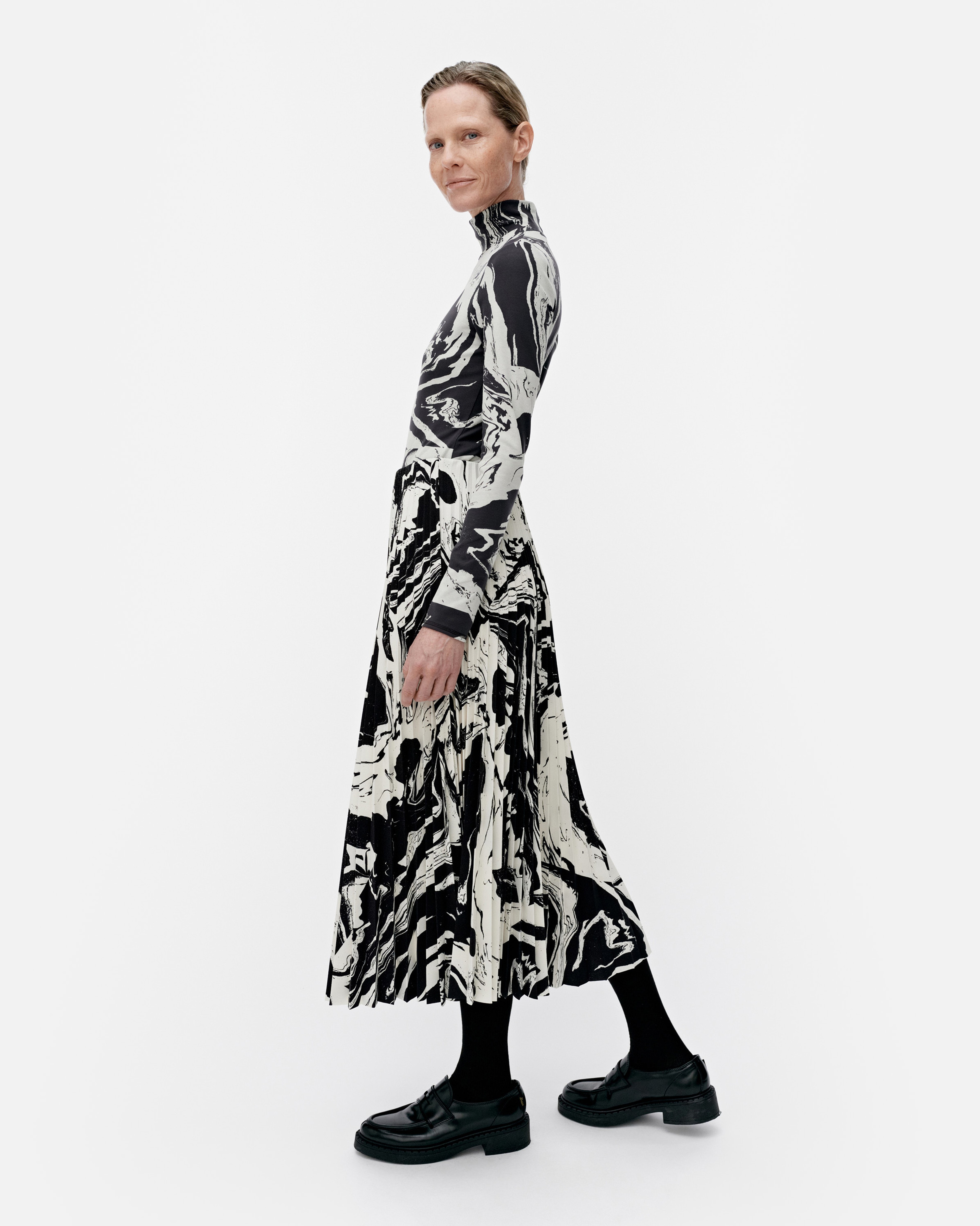 Myy Marras, Skirt, black, off white,