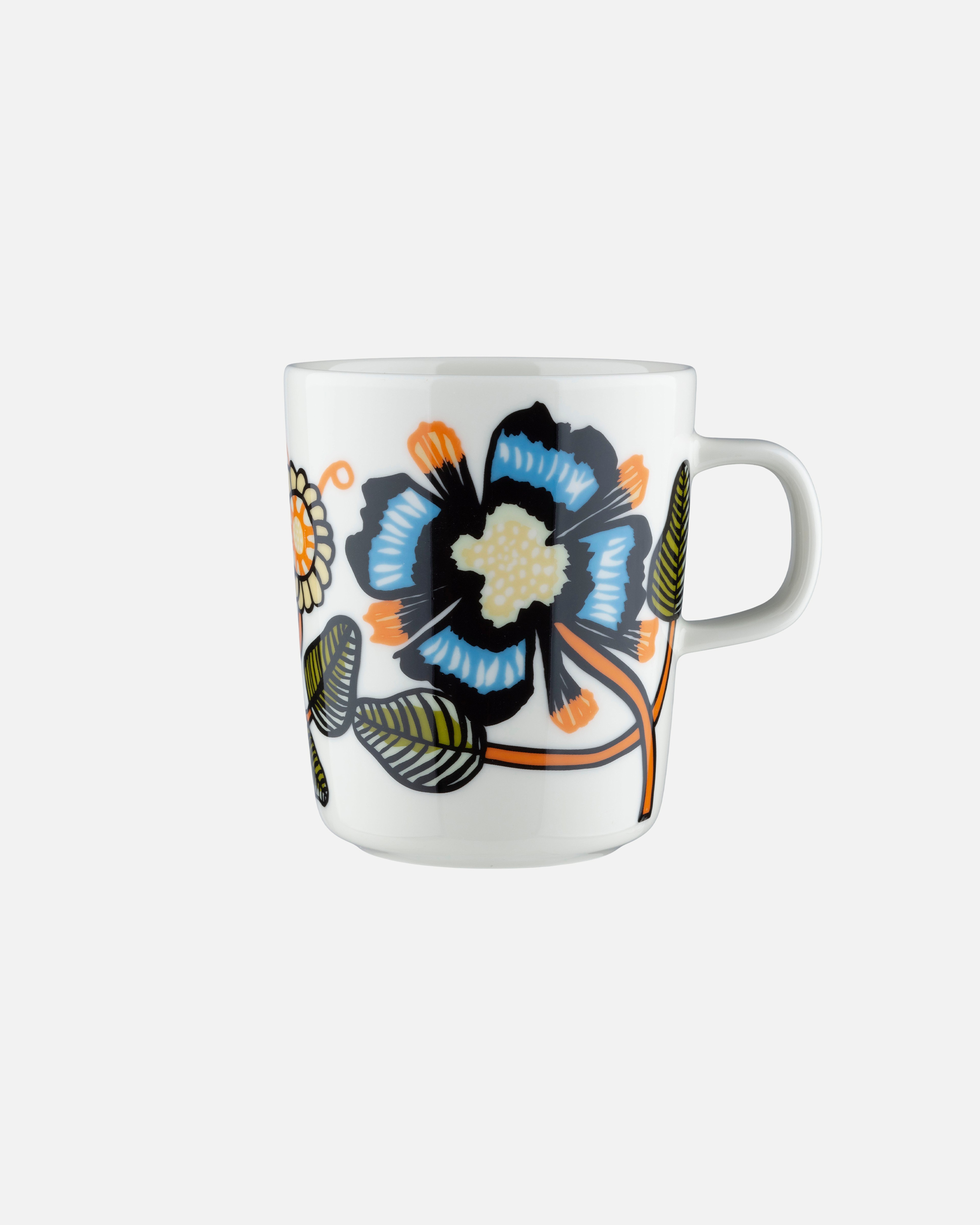 Oiva / Tiara, Mug 2,5 dl, white, warm or, green,