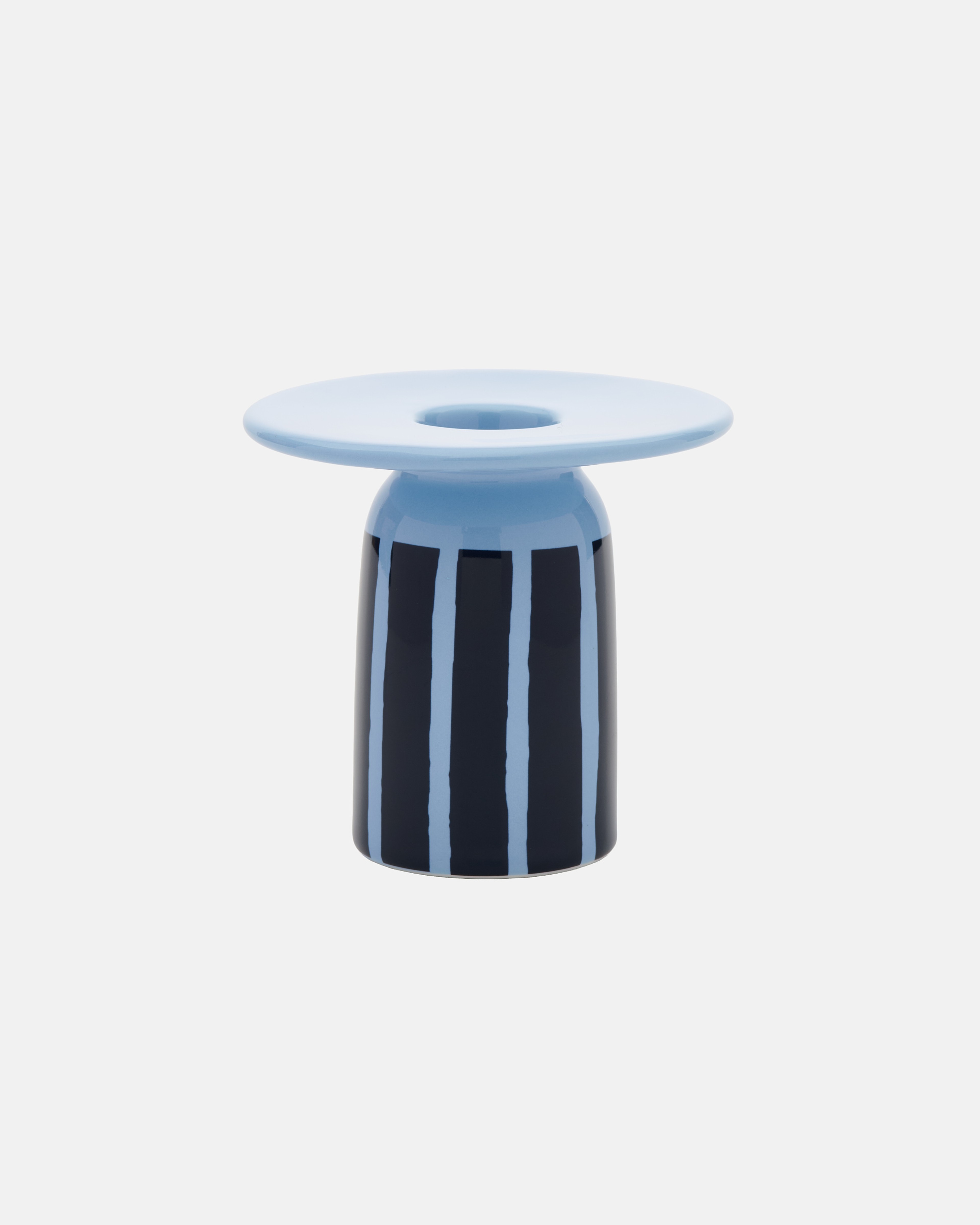 Piccolo, Candle holder, light blue, petrol,