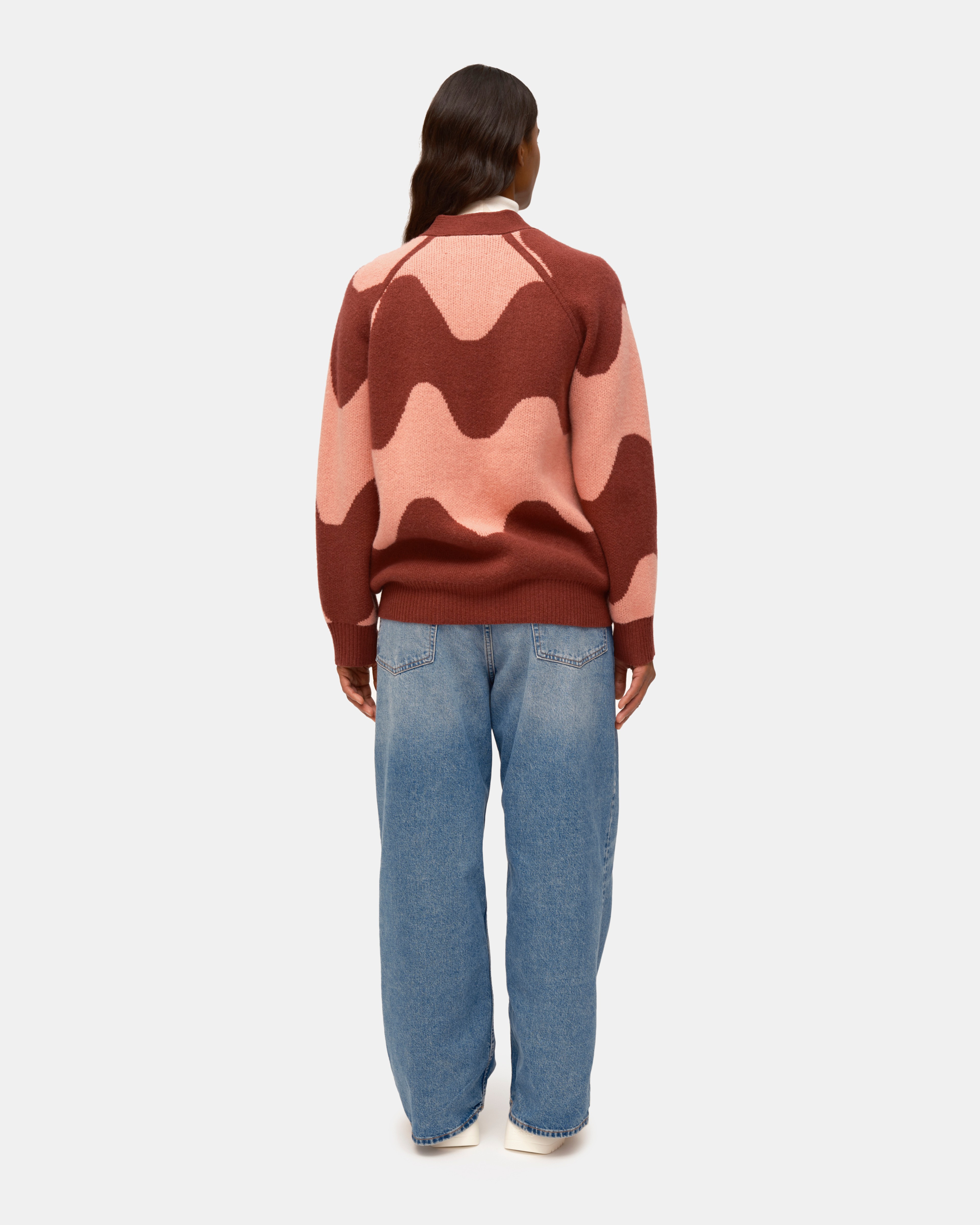 Ynja Lokki Knitted wool cardigan