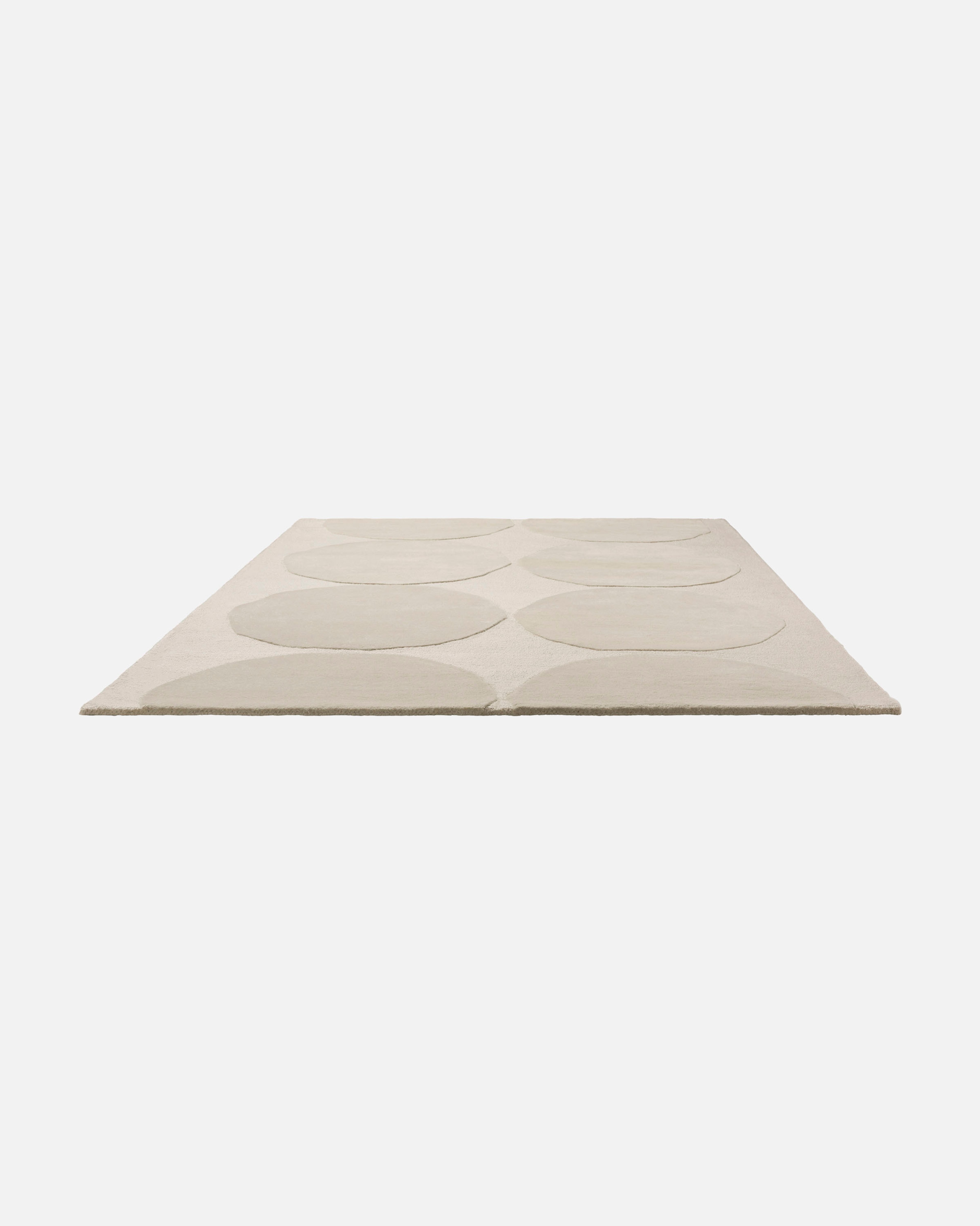 Isot Kivet, Rug 140x200 cm, natural white,