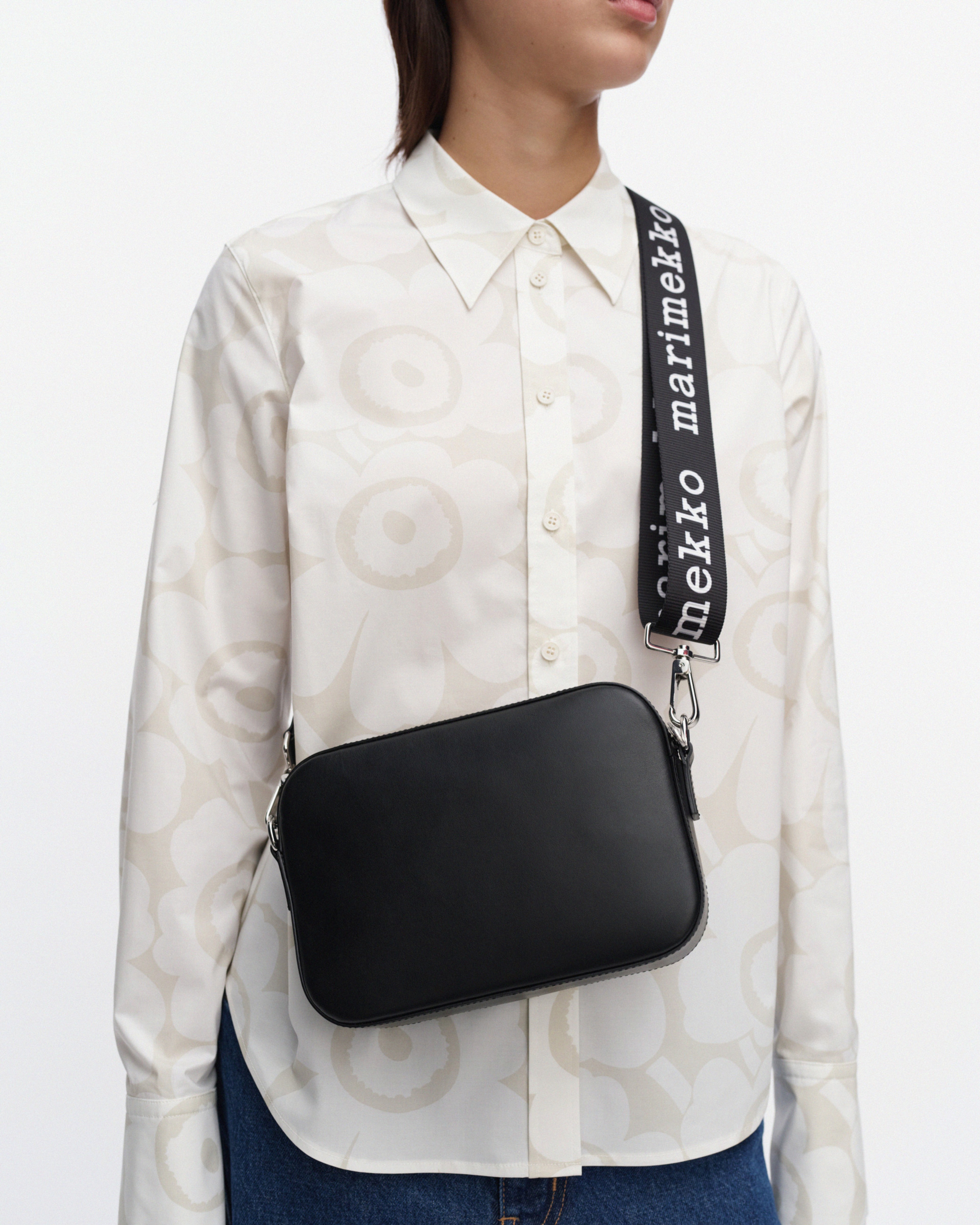 Gratha Logo Strap, Olkalaukku, musta,