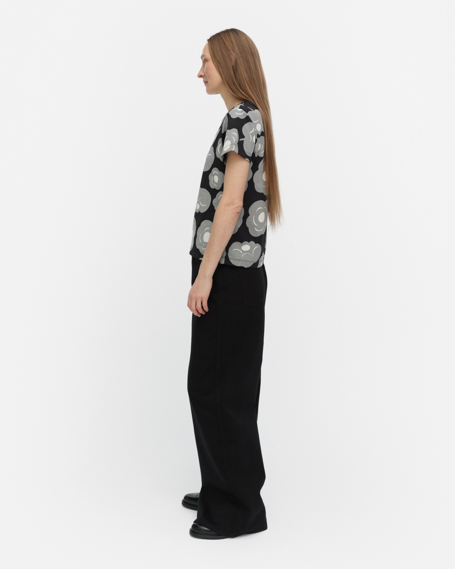 Heleys Tumma, T-shirt, black, grey, off white,
