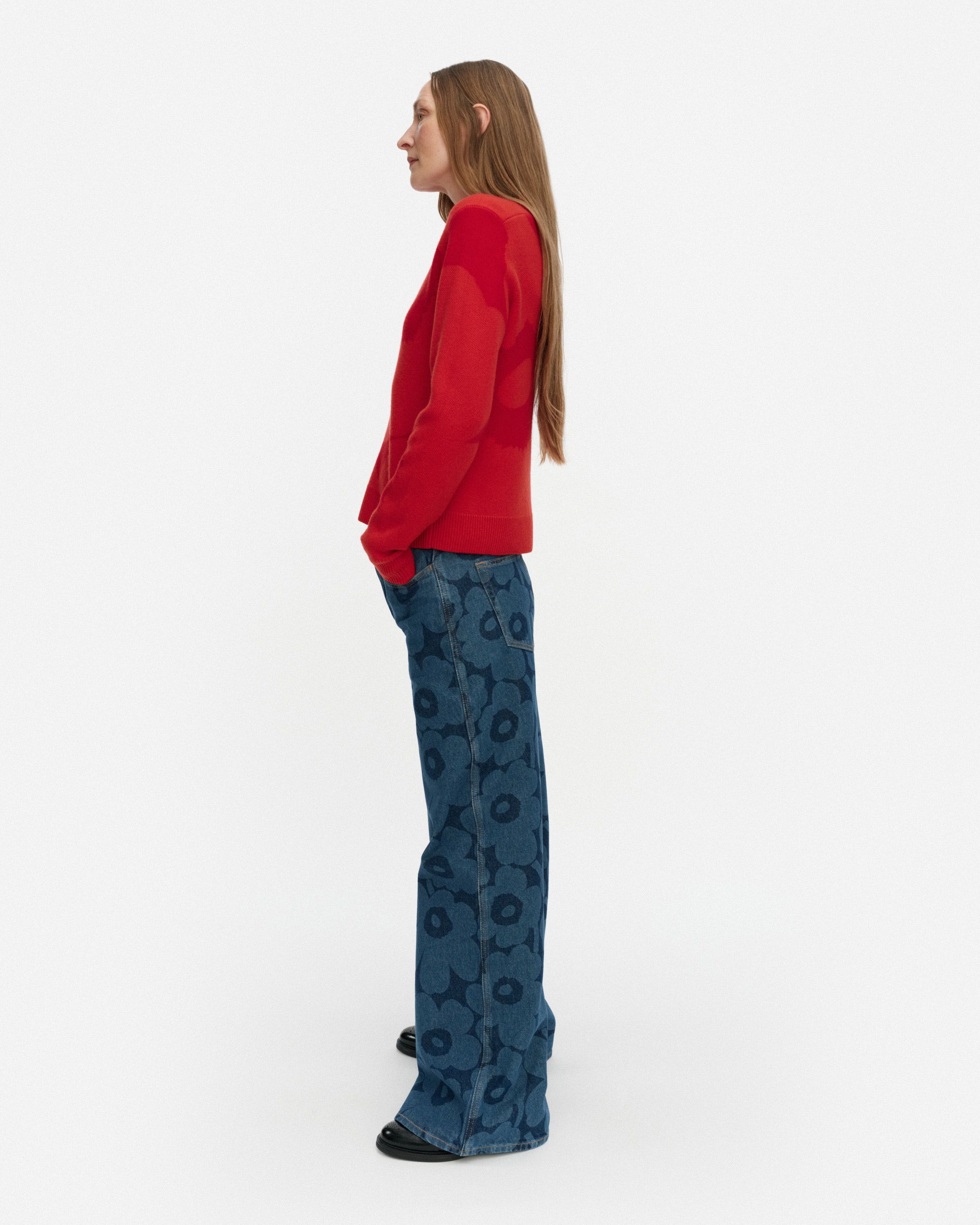 Aukio Unikko Knitted pullover | Marimekko