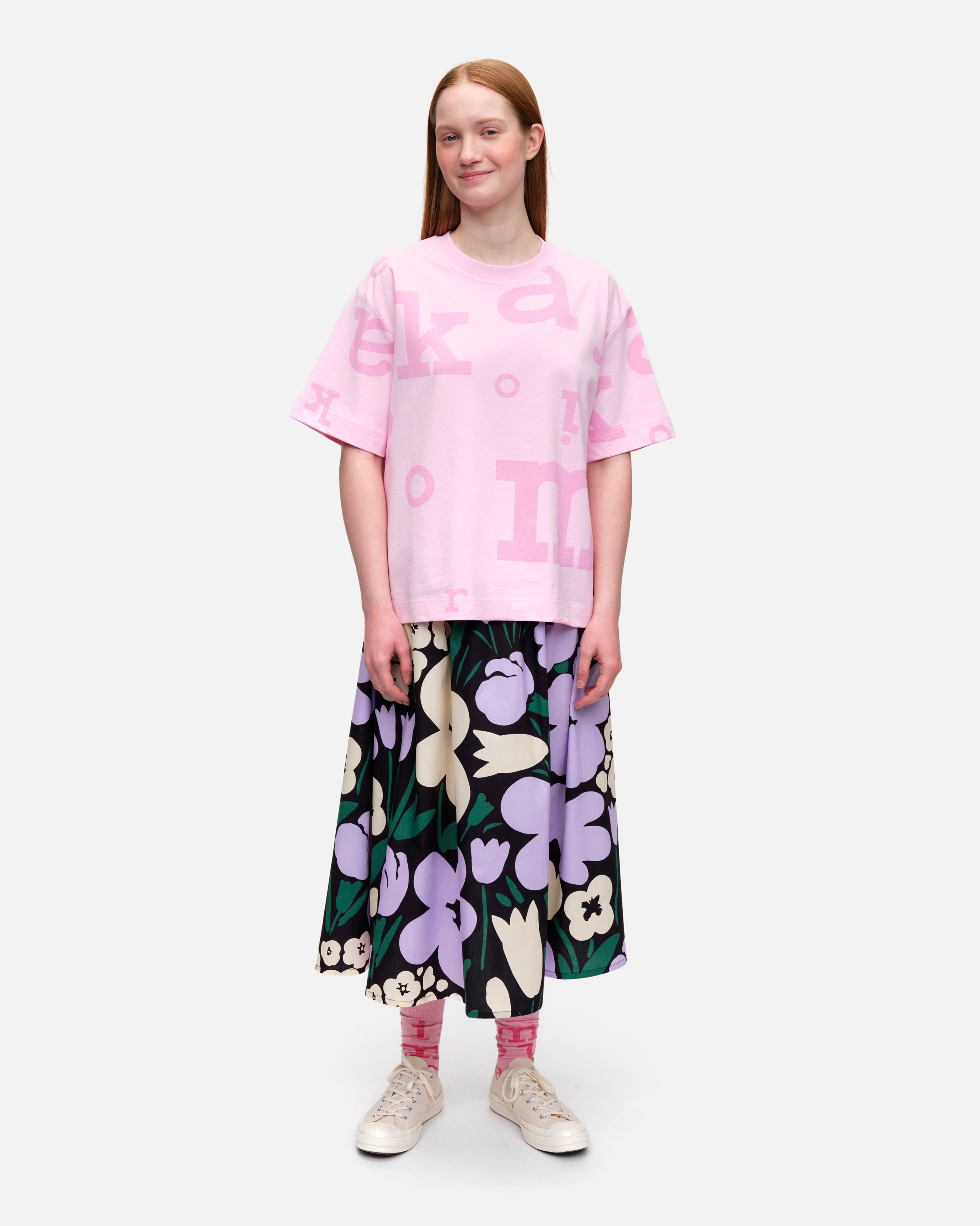 Veisto Marimerkki, T-shirt, pink, pink,