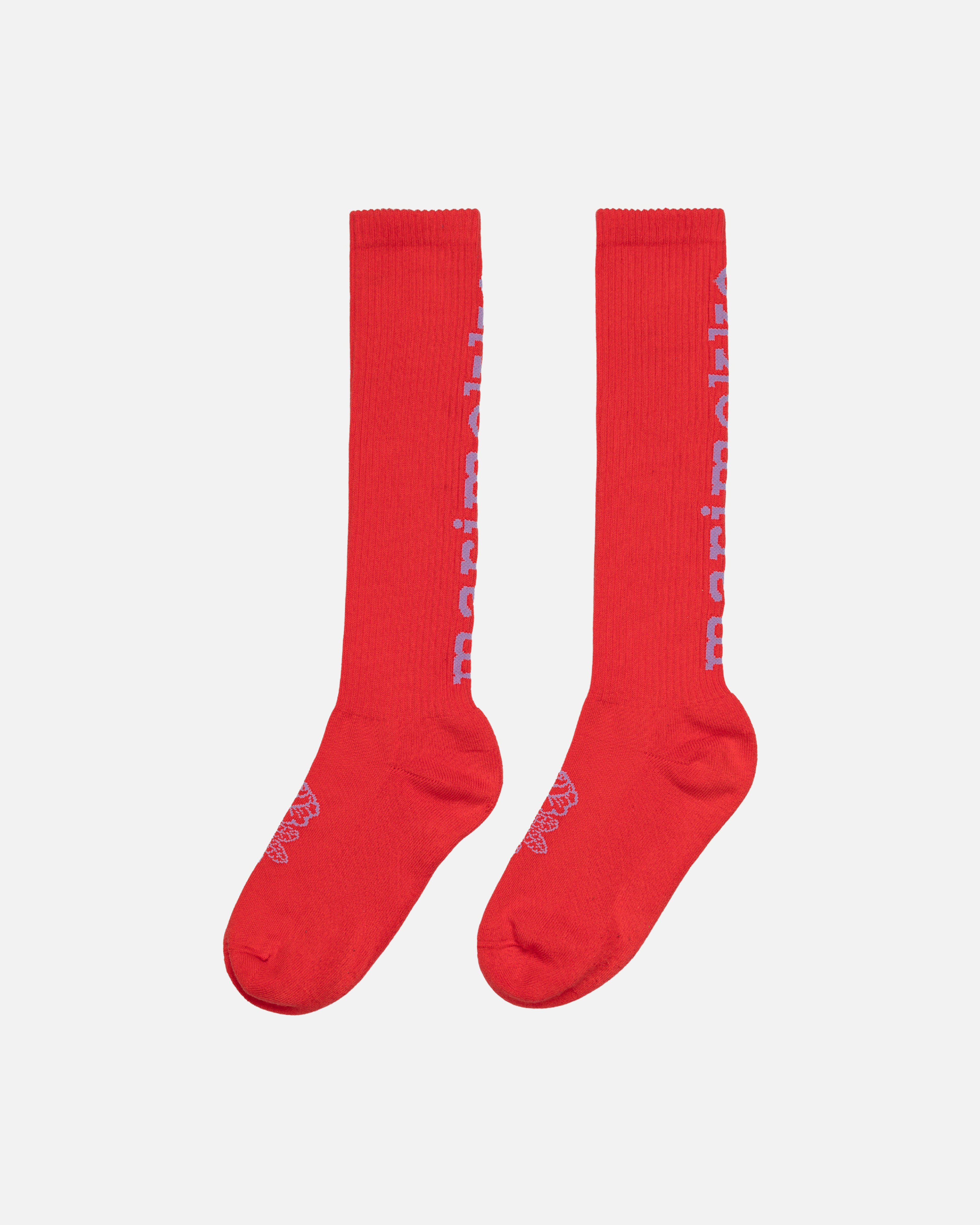 Suikea Vihkiruusu, Kioski ankle socks, red, lilac,