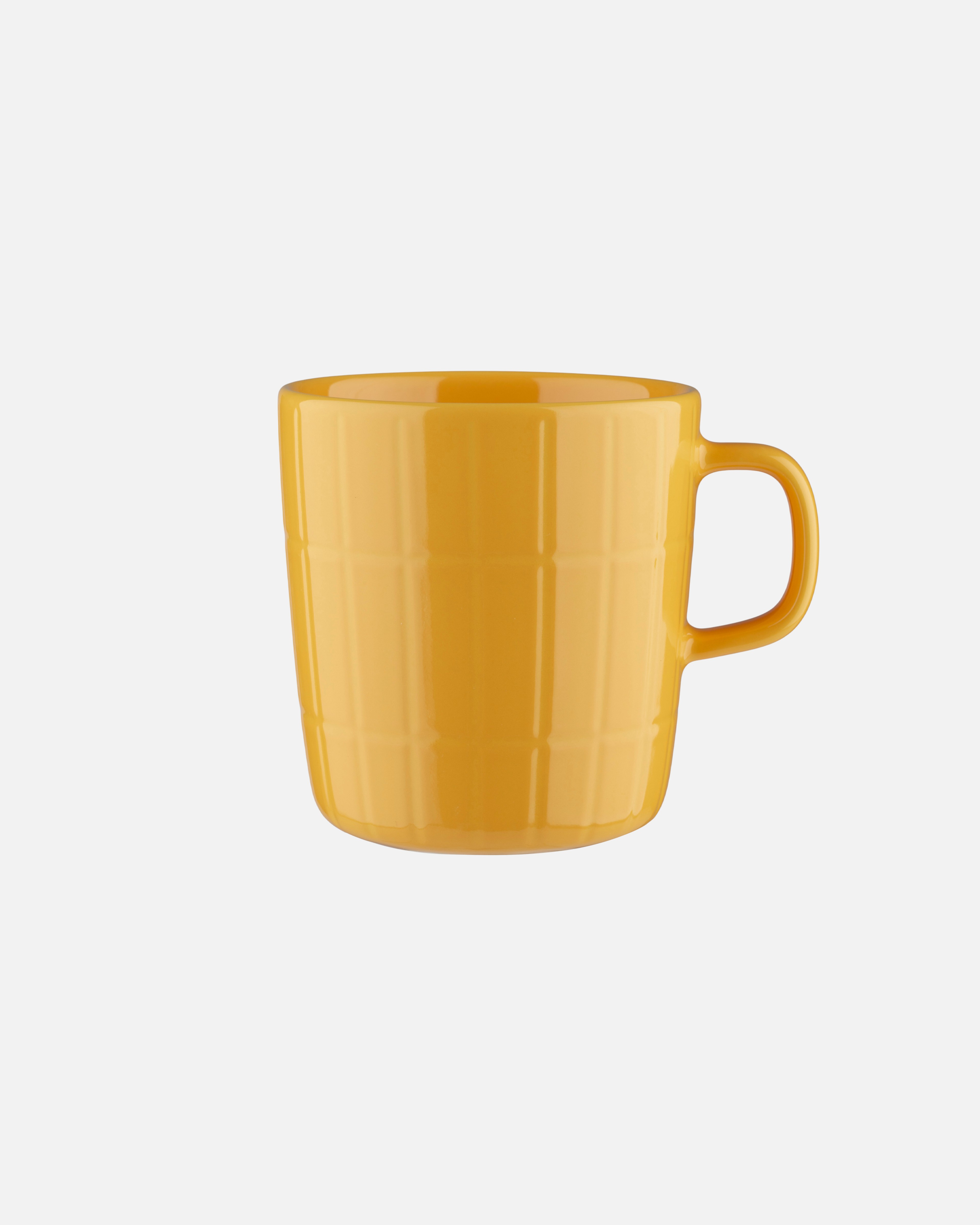 Oiva / Tiiliskivi, Large mug, saffron yellow,