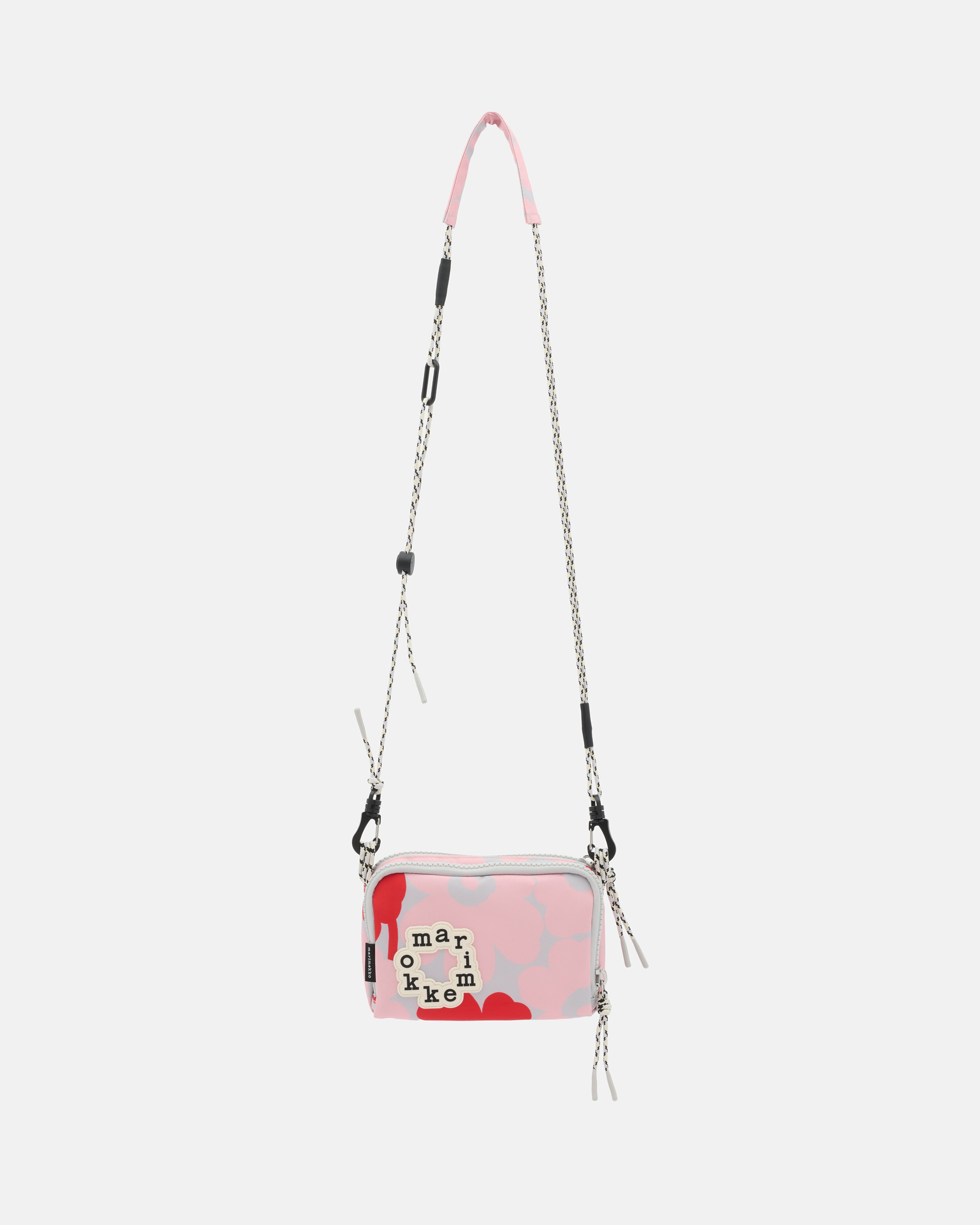 Iloisa Mini Unikko, Kioski shoulder bag, light pink, grey, red,