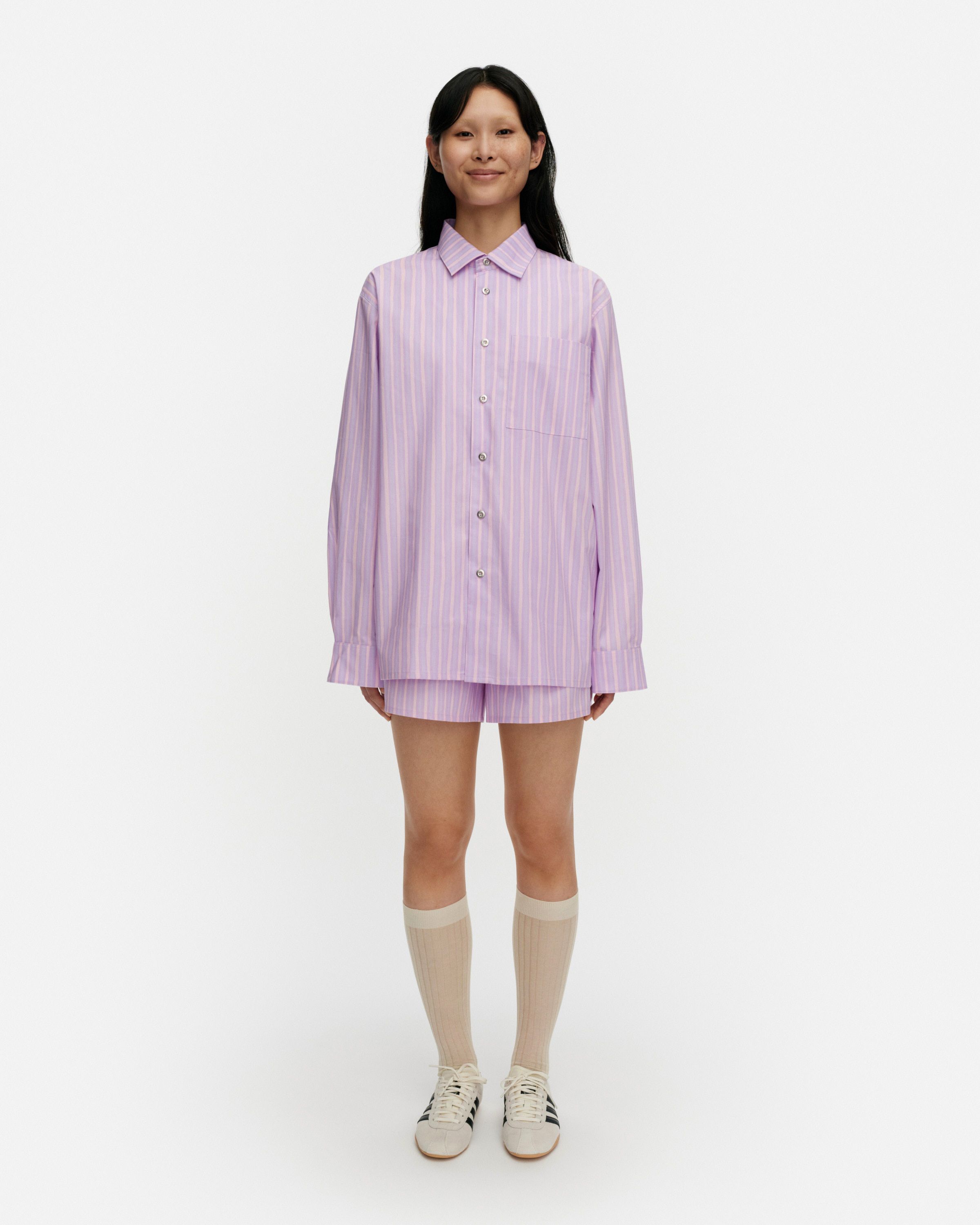 【新品タグ付】marimekko Kioski Jokapoika シャツ ⭐︎ Jokapoika Kioski cotton shirt | Marimekko