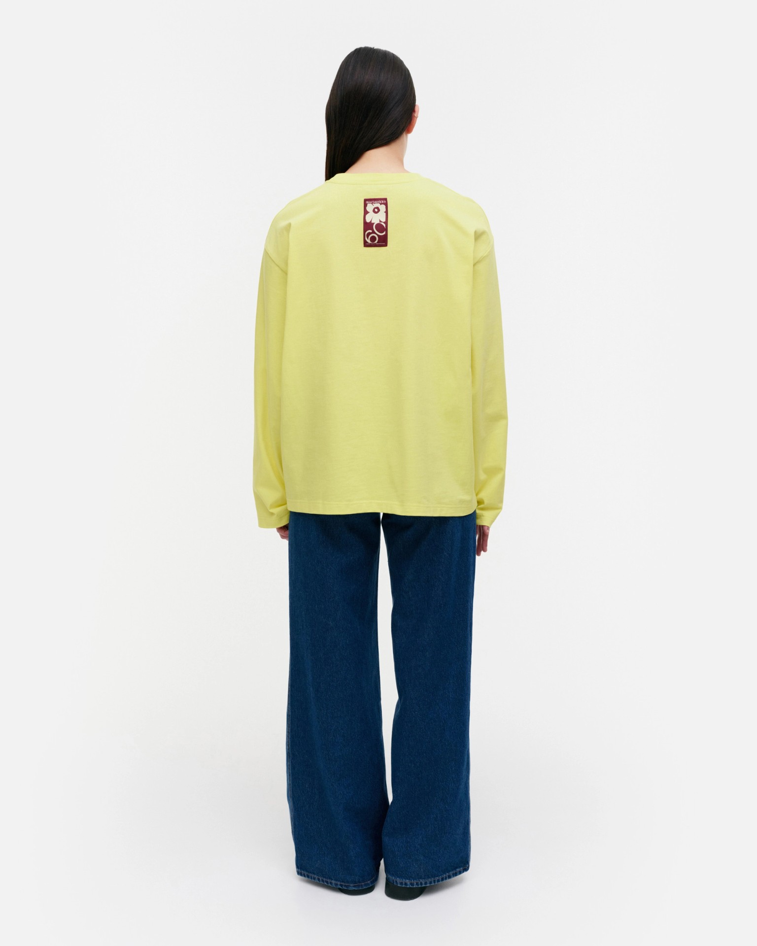 Reunat Unikko Placement, Kioski jersey top, yellow, light beige,