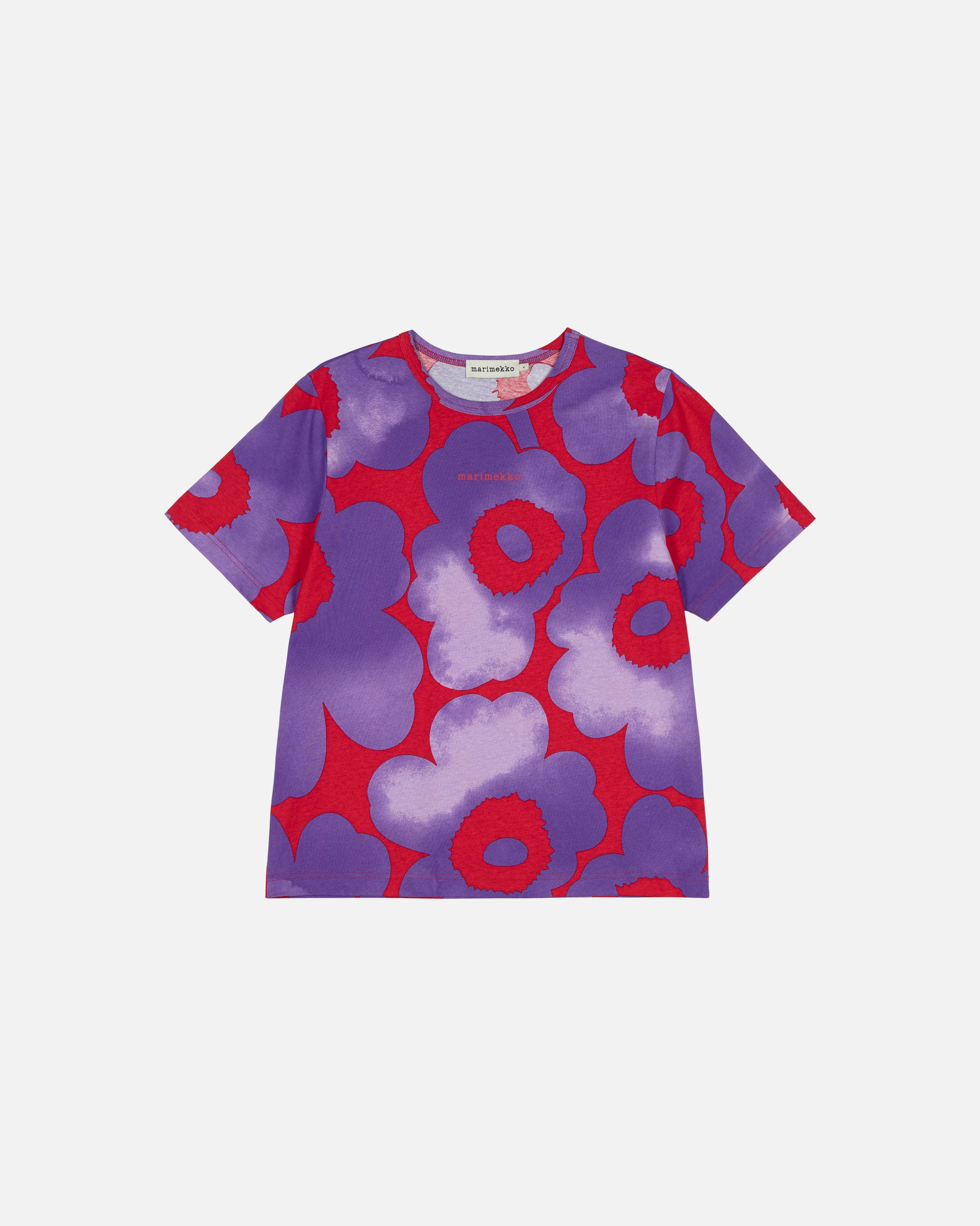 【2025AW】マリメッコ/ Erna Akvarelli Unikko Tシャツ Erna Akvarelli Unikko Kioski t-shirt | Marimekko