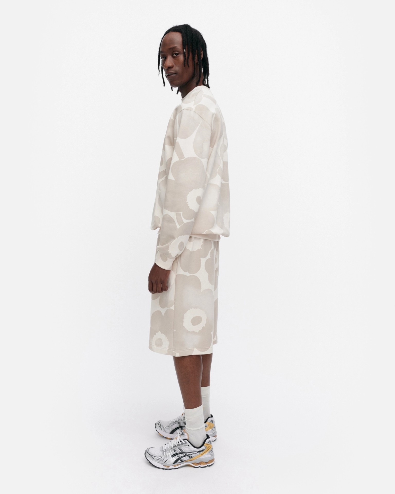 Loisto Akvarelli Unikko, Kioski sweatshirt, off white, beige,