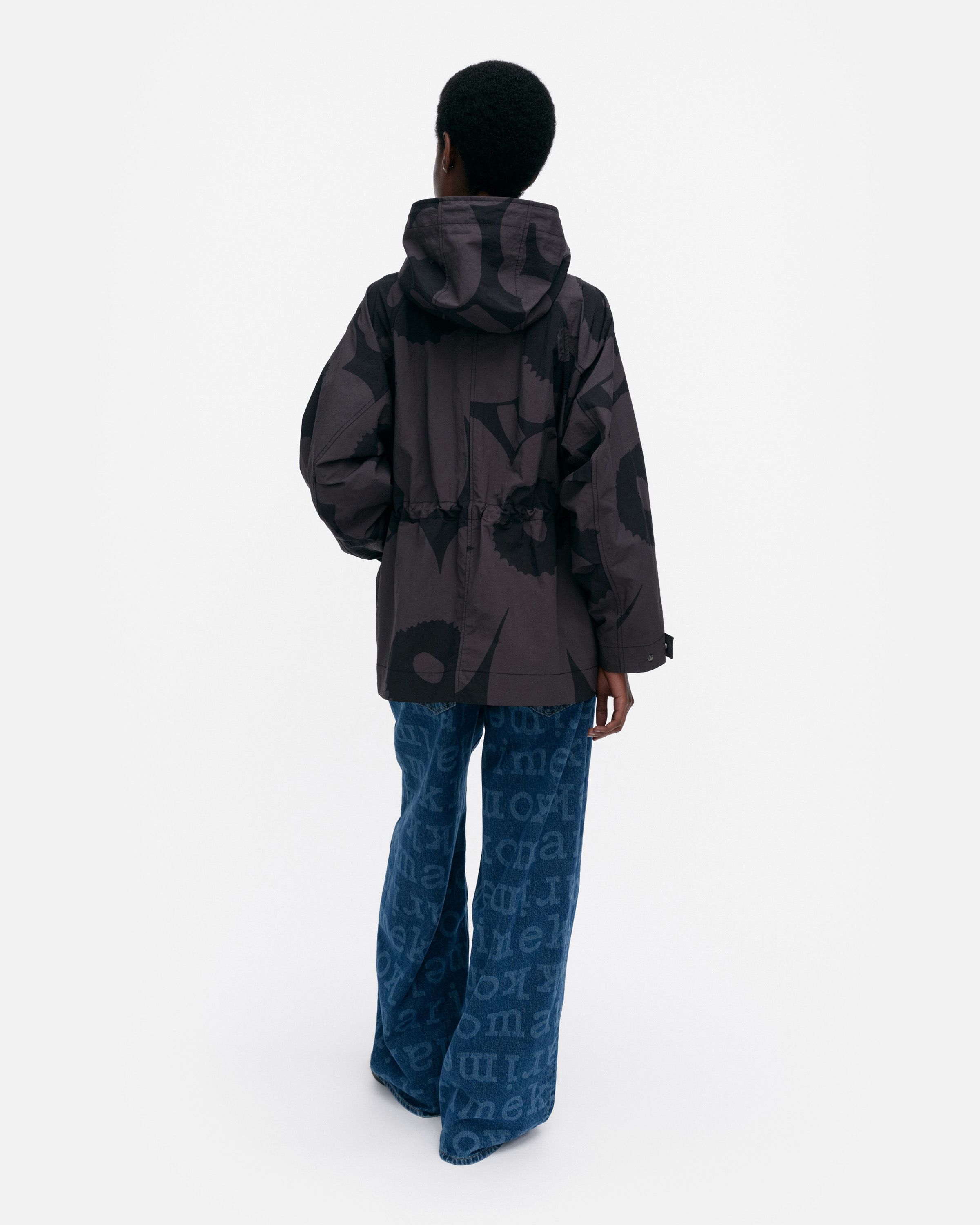 Musteet Unikko Coat | Marimekko