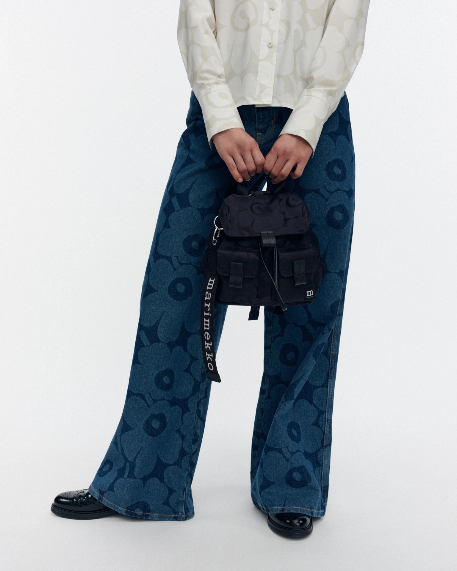 Everything Backpack S Unikko, Backpack, blue, dark blue,