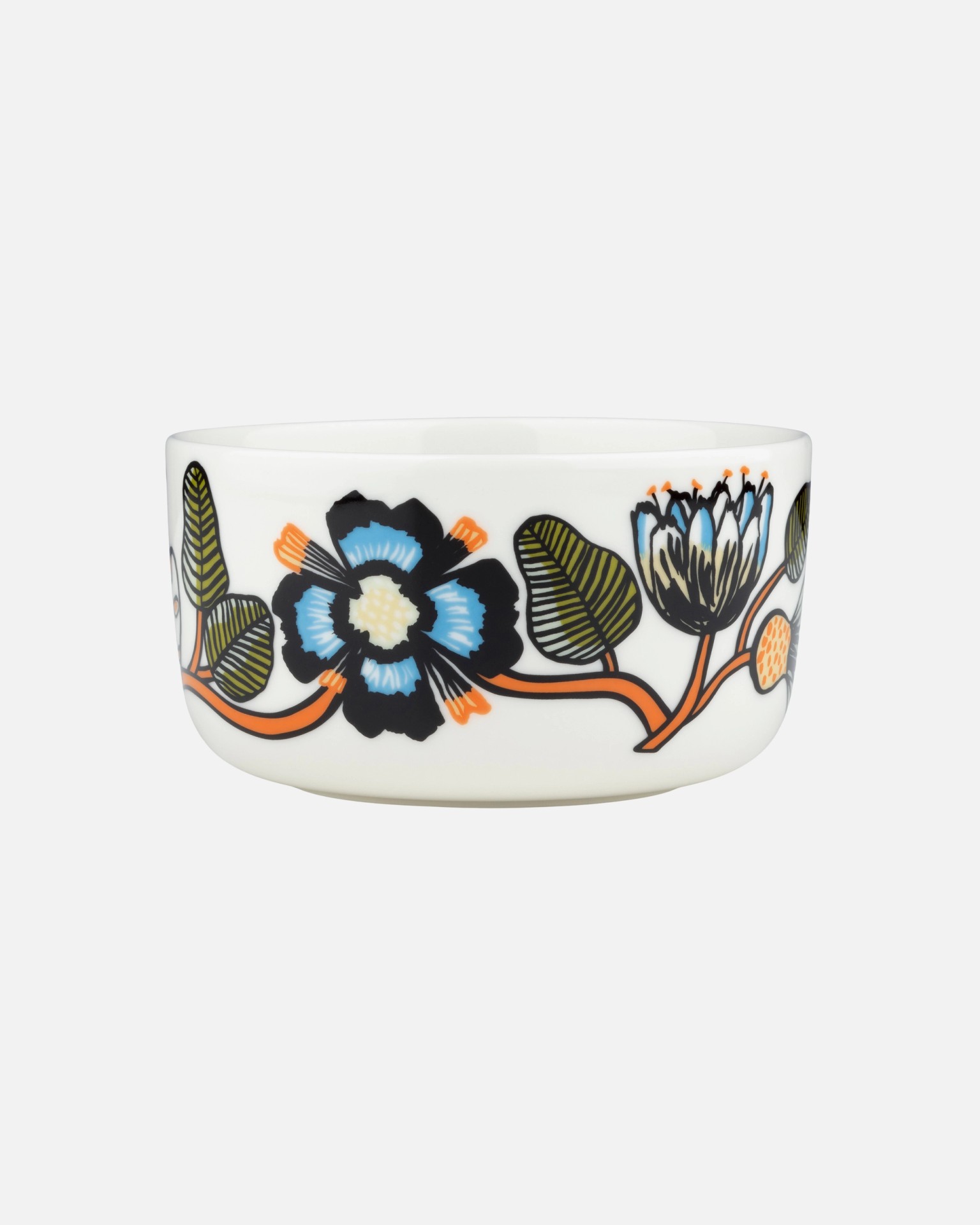 Oiva / Tiara, Bowl, white, warm or, green,
