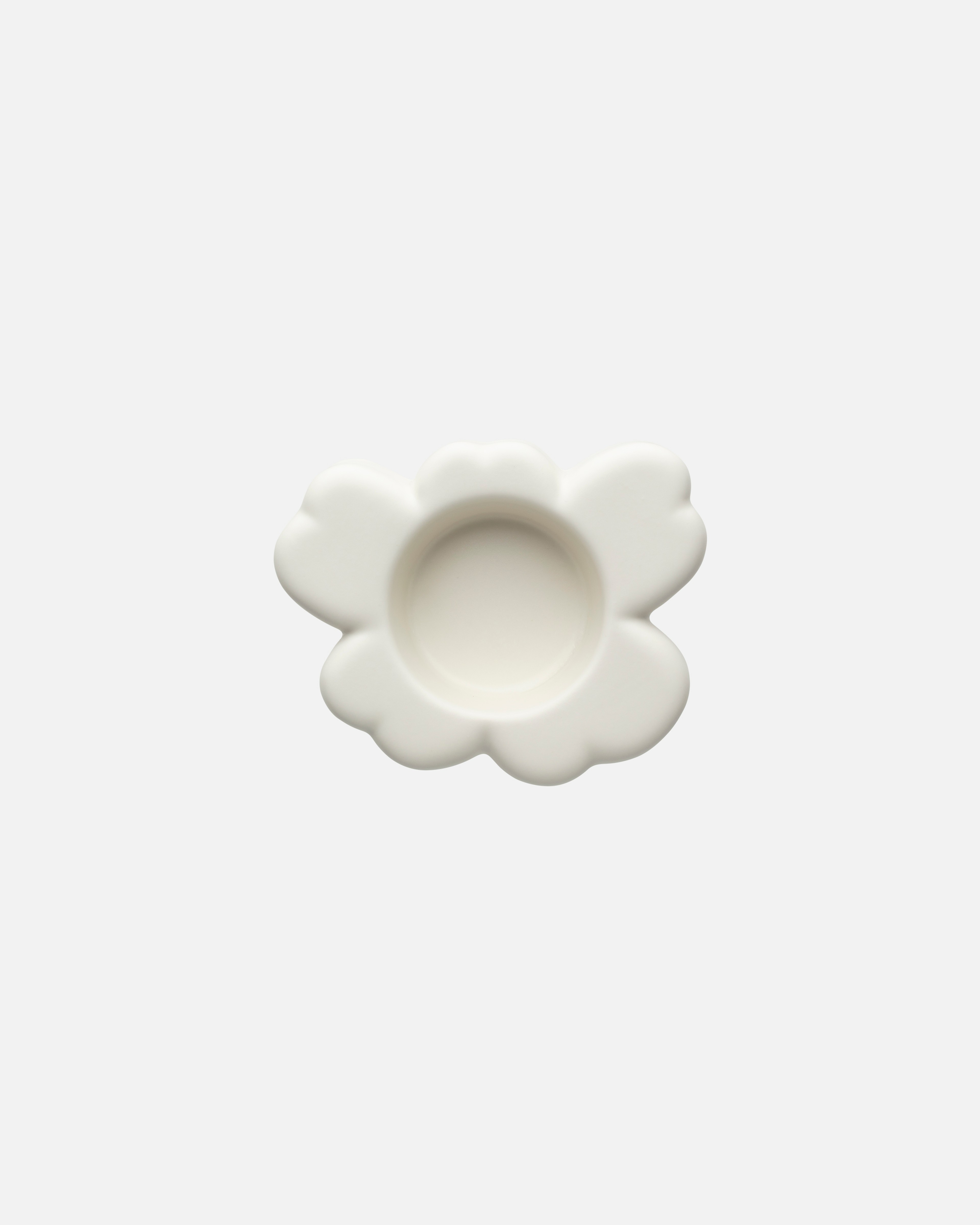 Unikko, Tealight holder, white,