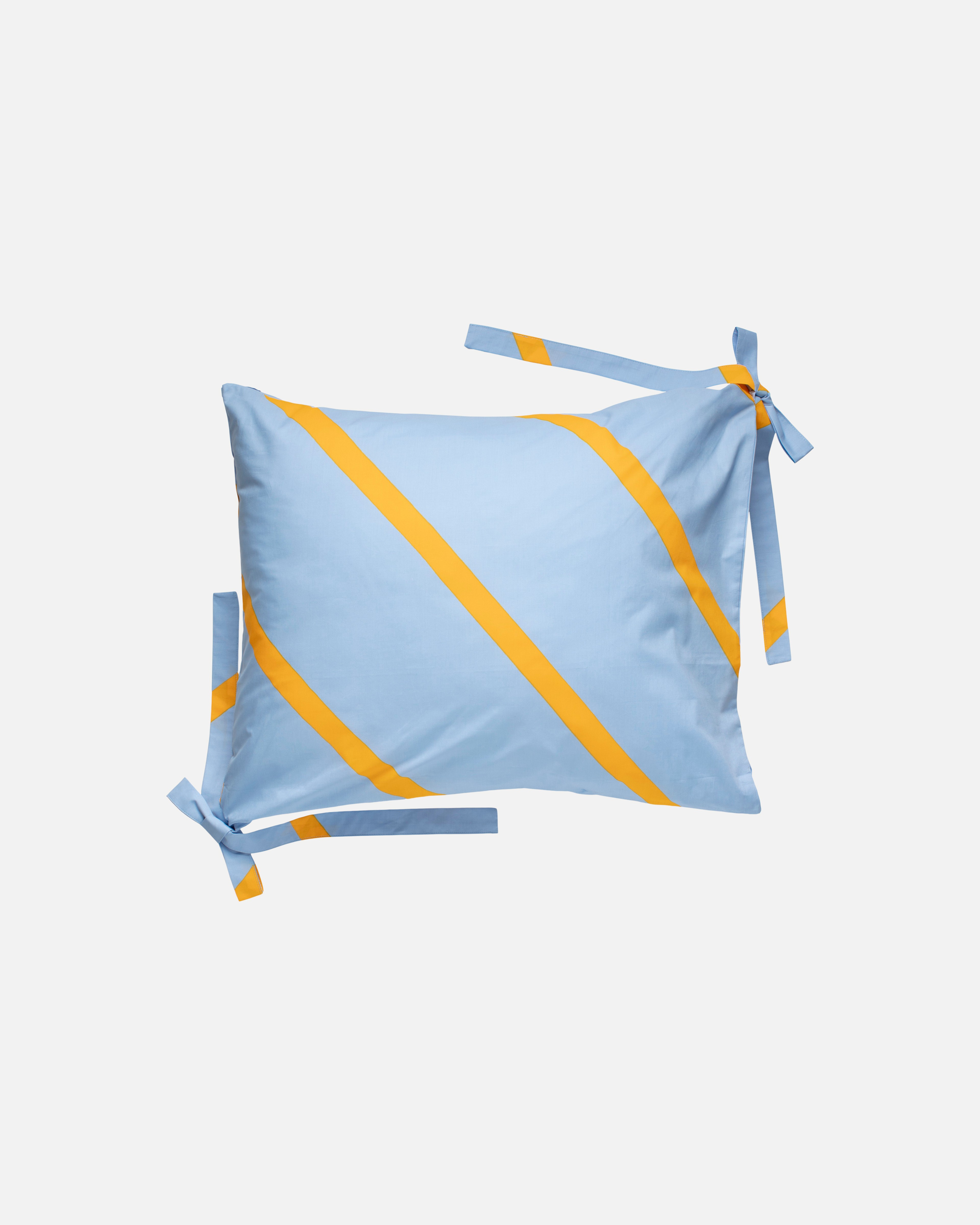 Basso / Laila Gohar for Marimekko, Pillow case 50x60/52x65 cm, blue,orange,