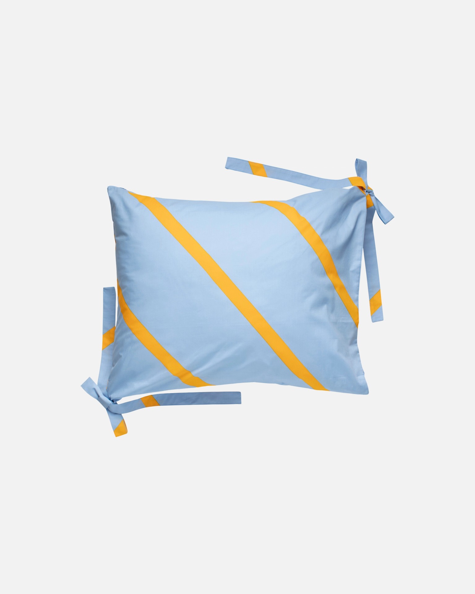 Basso / Laila Gohar for Marimekko, Queen pillow case, blue,orange,
