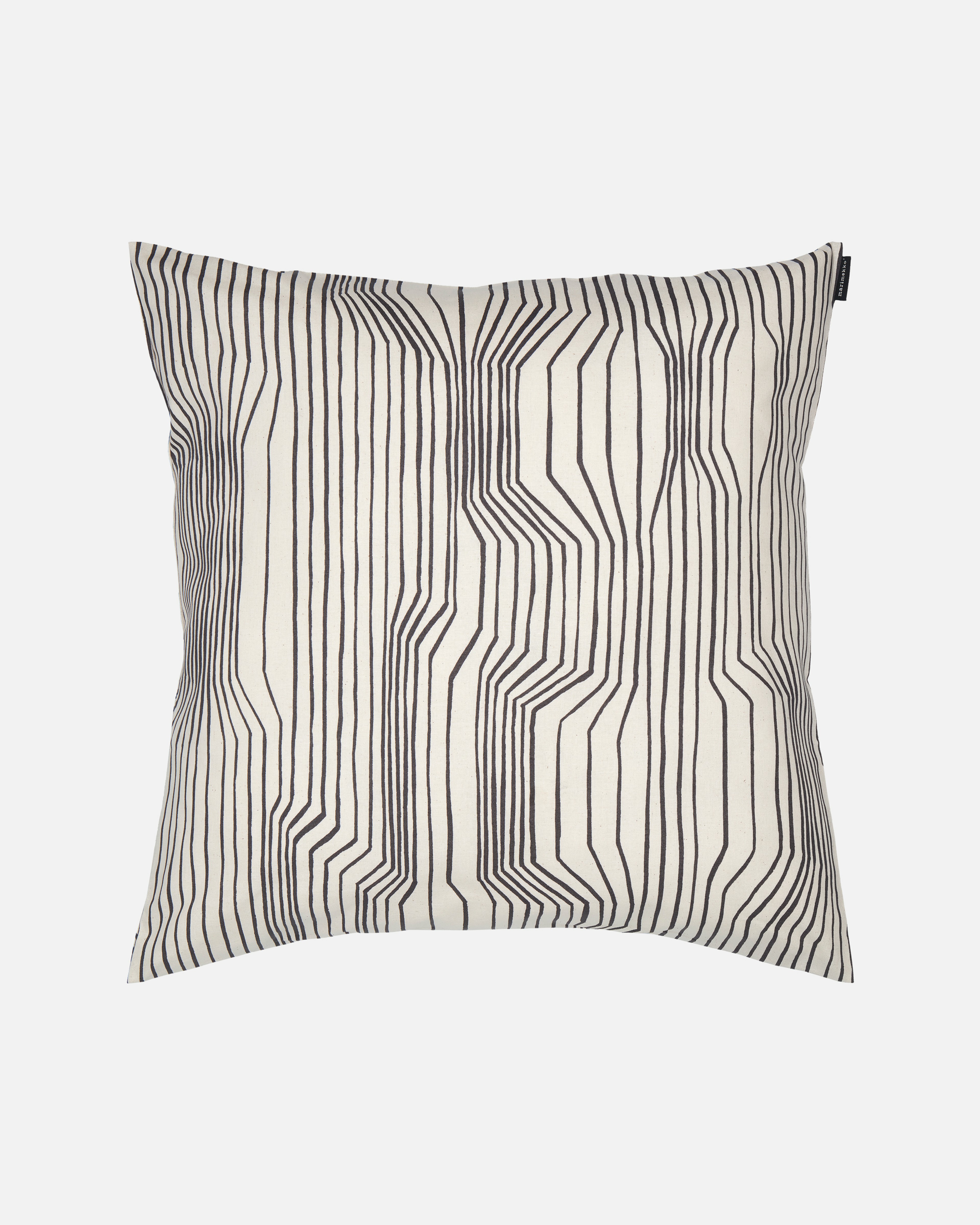 Frekvenssi, Cushion cover 50 x 50 cm, cotton, dark grey,