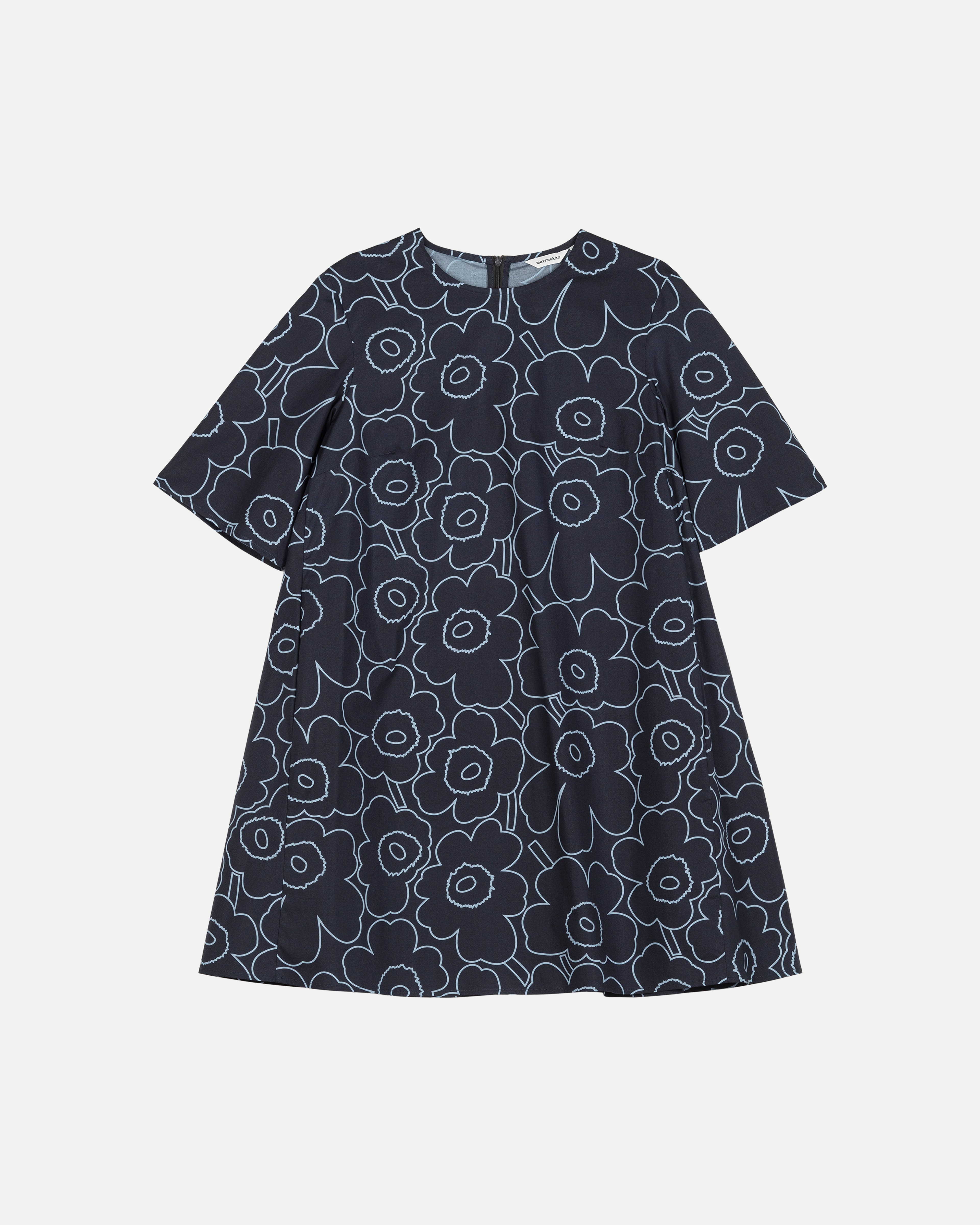 Kukkiva Piirto Unikko Kleid