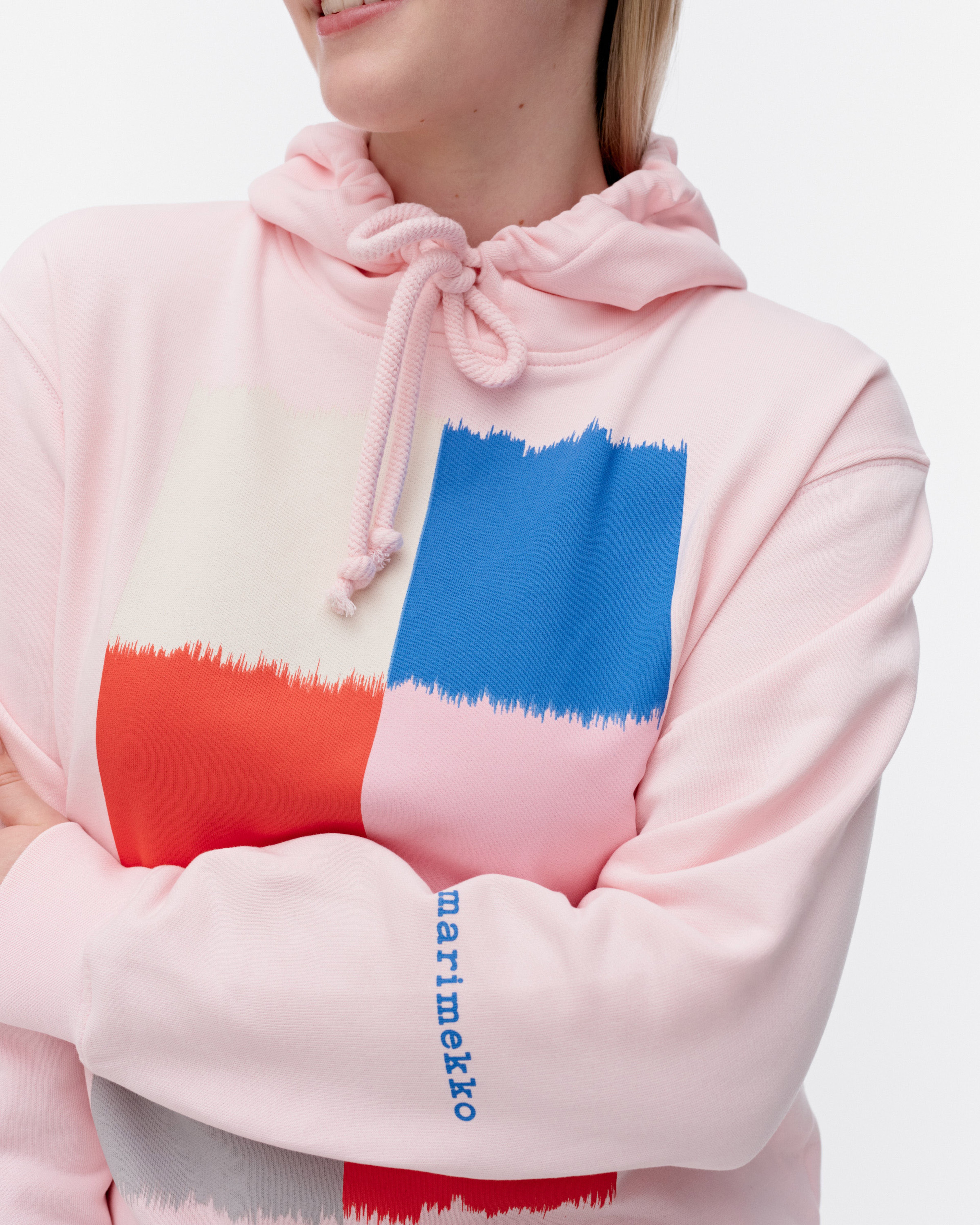 Rondi Ostjakki Placement, Kapuzenpullover „Kioski“, Hellrosa, Rot, Blau,
