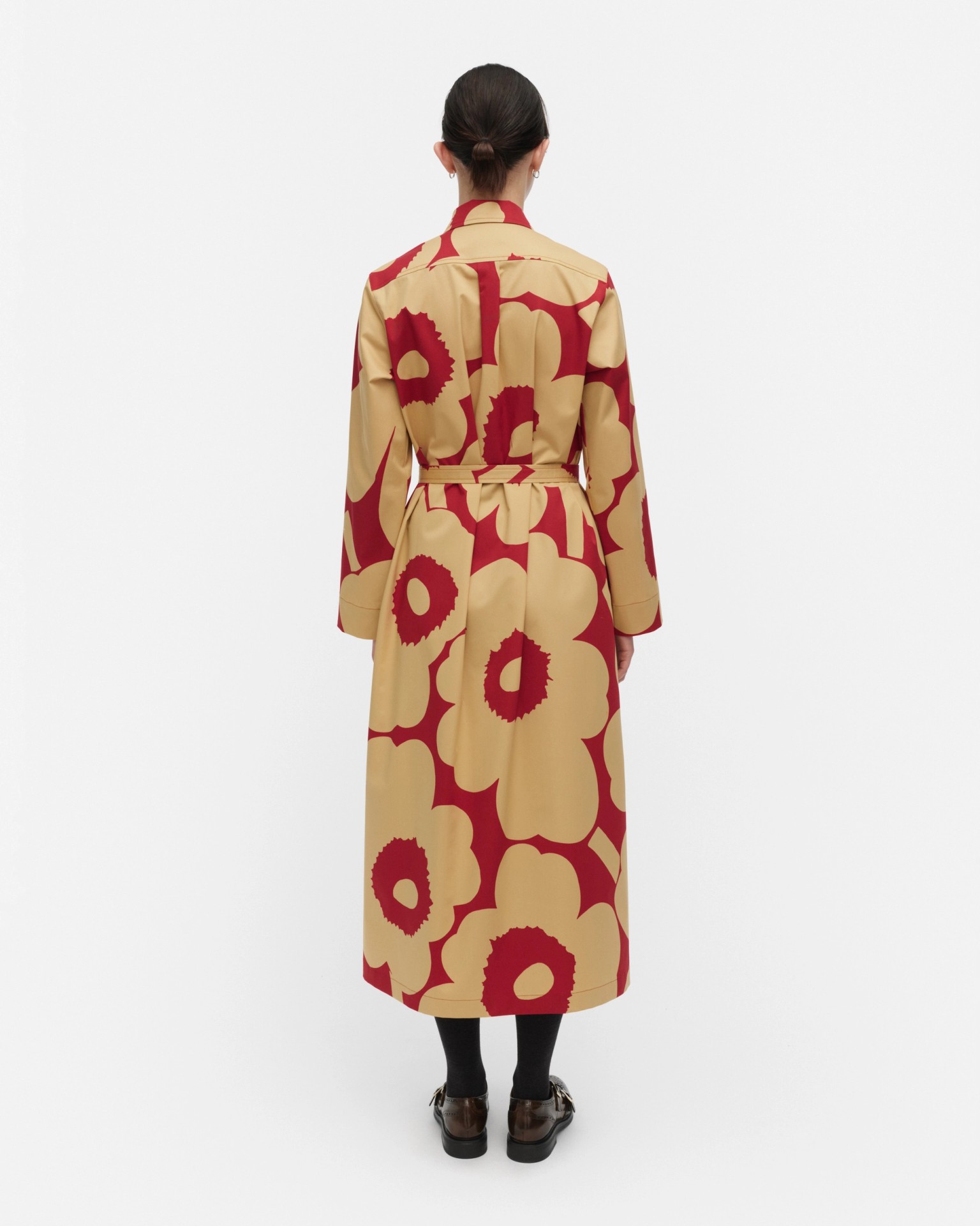 Molla Unikko, Dress, light brown, red,