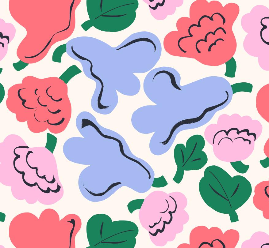 Kukasta kukkaan pattern