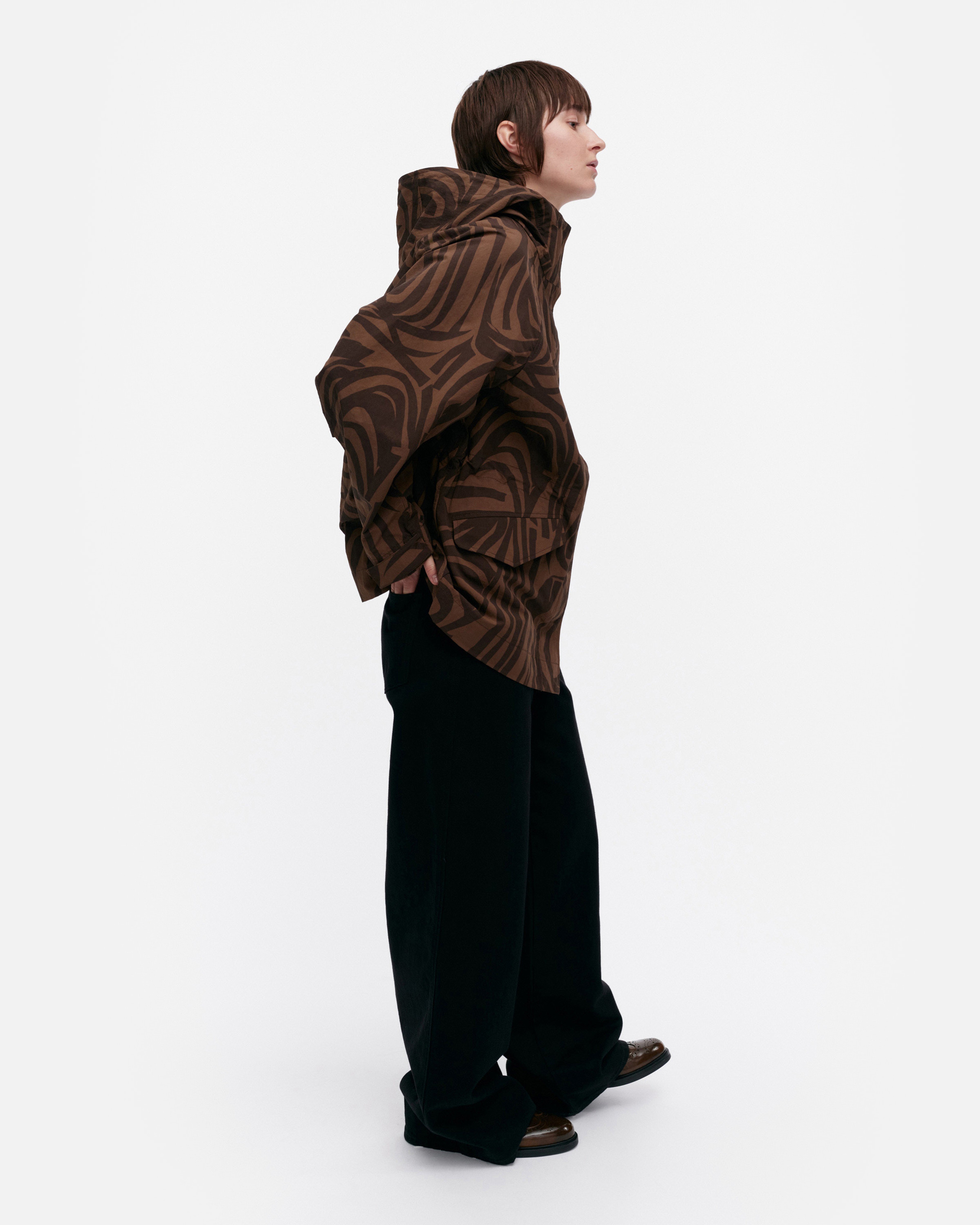 Musteet Jokuraita, Coat, brown, light brown,