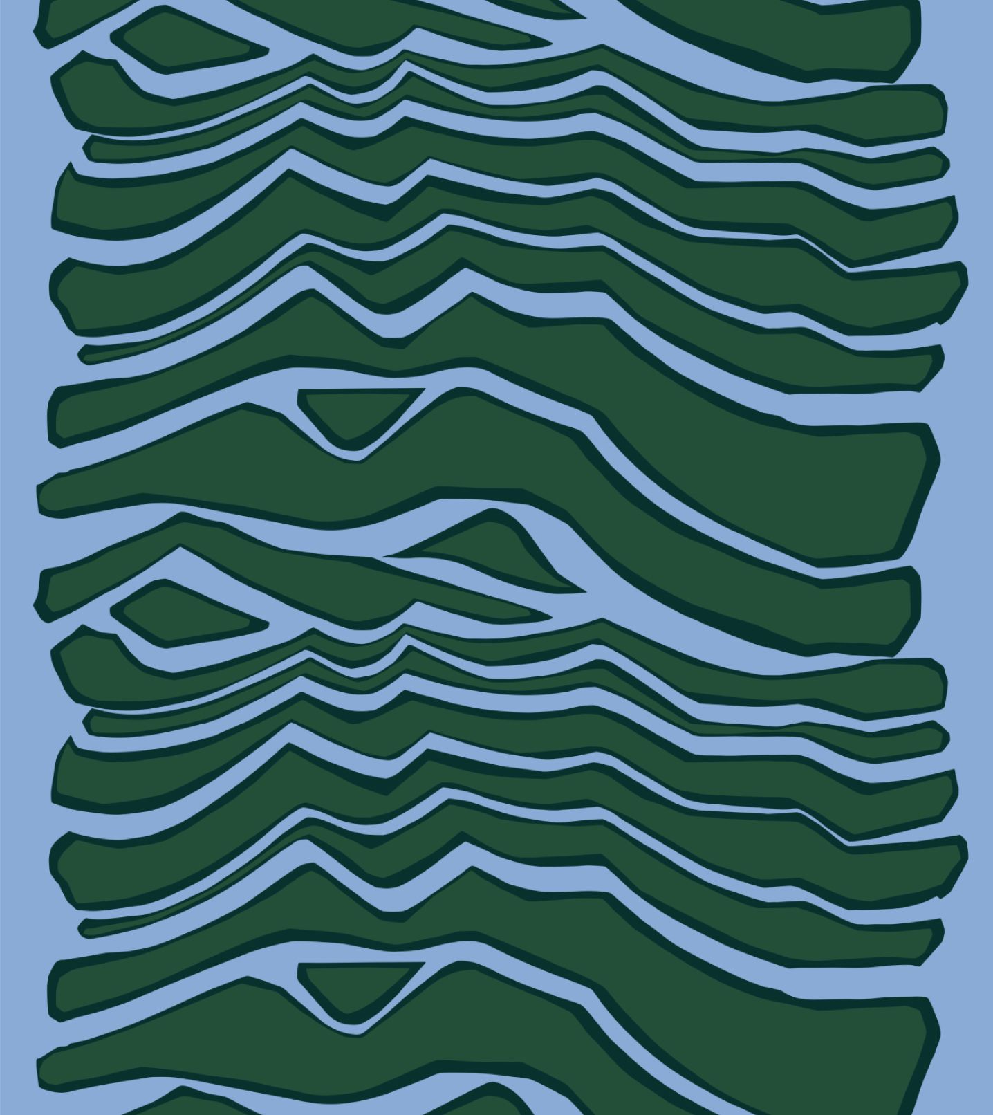 Marimekko Ikea collaboration pattern called Puuleikkaus